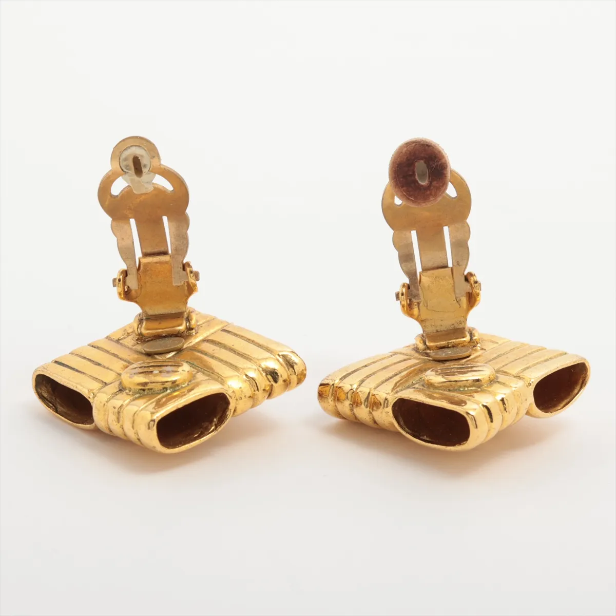 Cocomark 96P earrings (for both ears) GP gold dents, — view 4