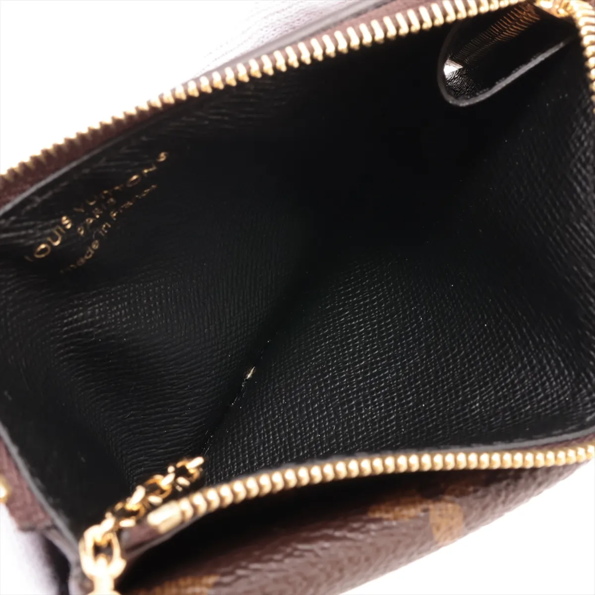 Monogram Portecarte Verso M69431 Black x Brown Coin Case (RFID detected) — view 5