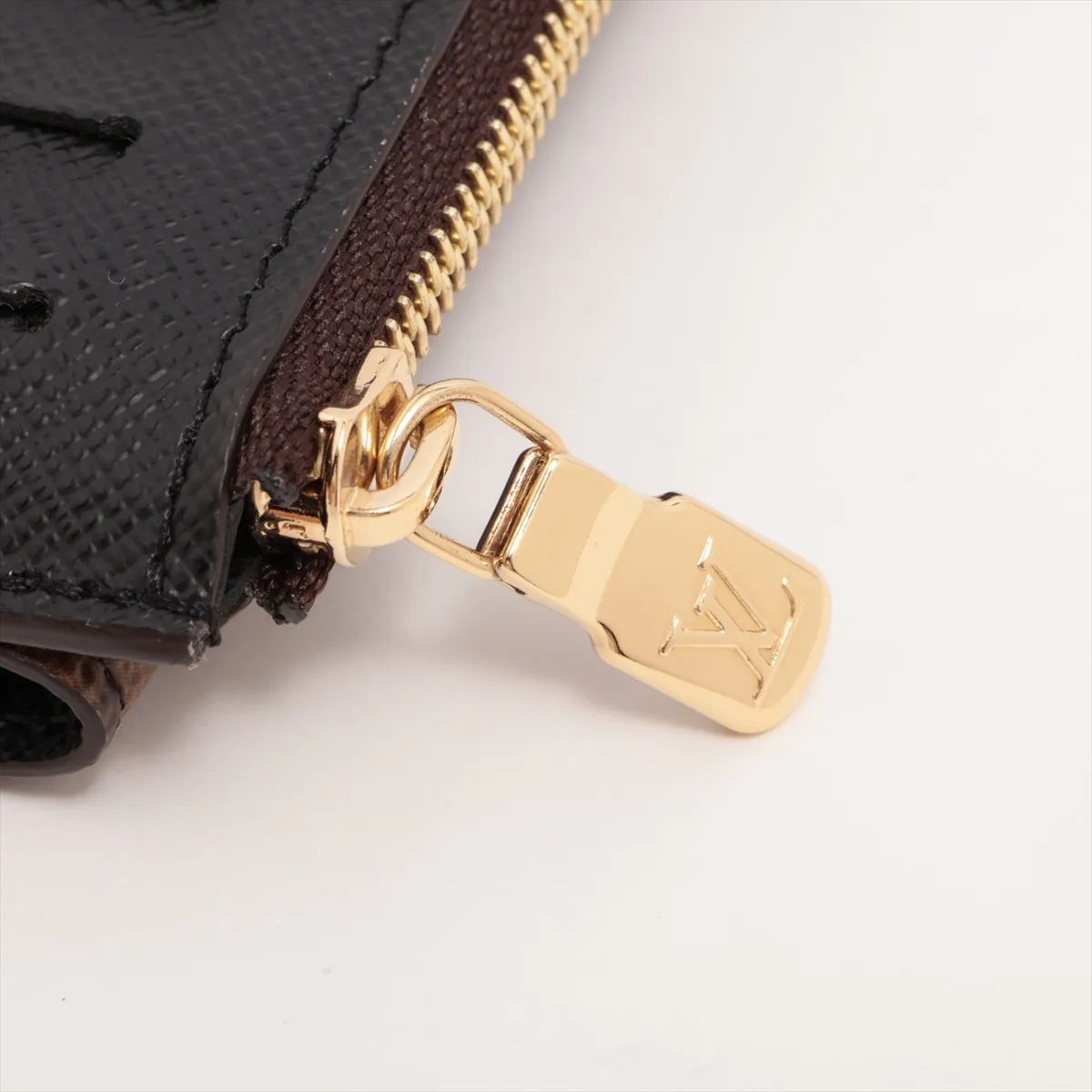 Monogram Portecarte Verso M69431 Black x Brown Coin Case (RFID detected) — view 8