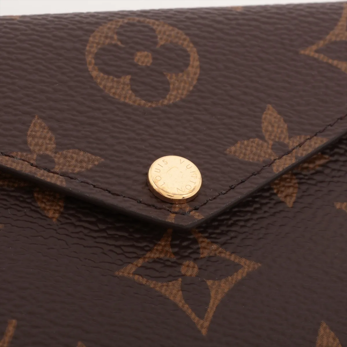 Monogram Portecarte Verso M69431 Black x Brown Coin Case (RFID detected) — view 9