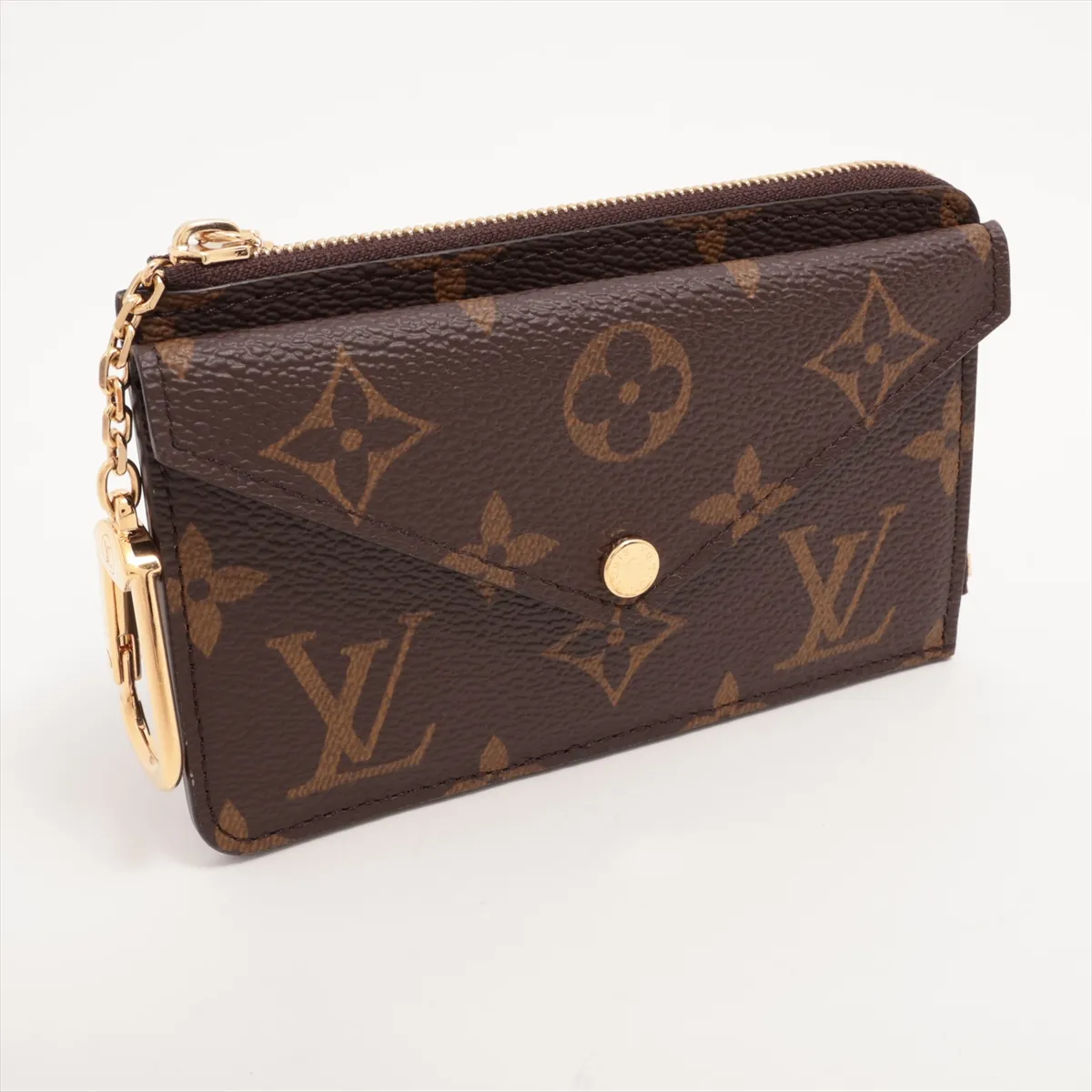 Monogram Portecarte Verso M69431 Black x Brown Coin Case (RFID detected) — view 10