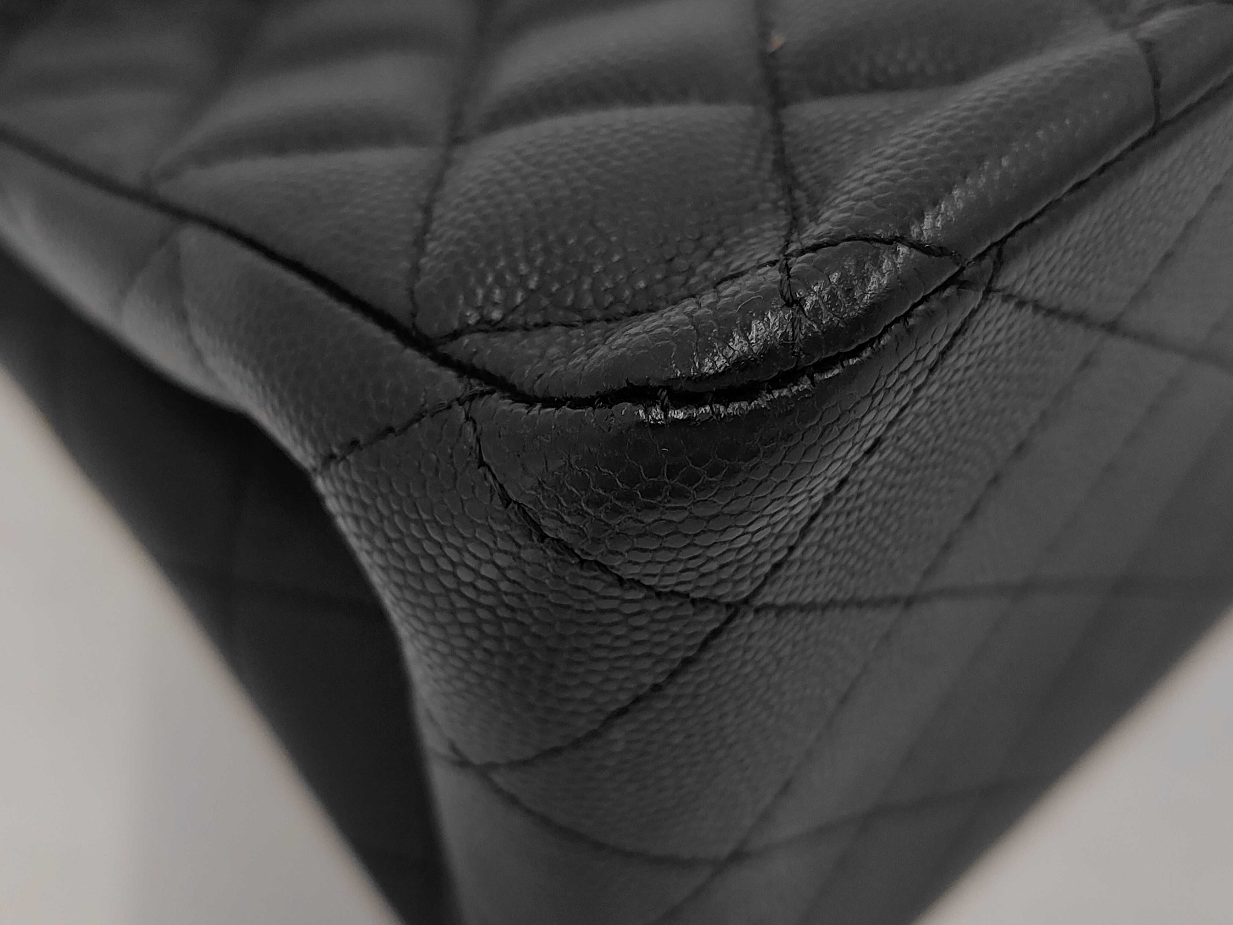 Black Bucket Tote Bag, Calfskin Shoulder Bag — view 3