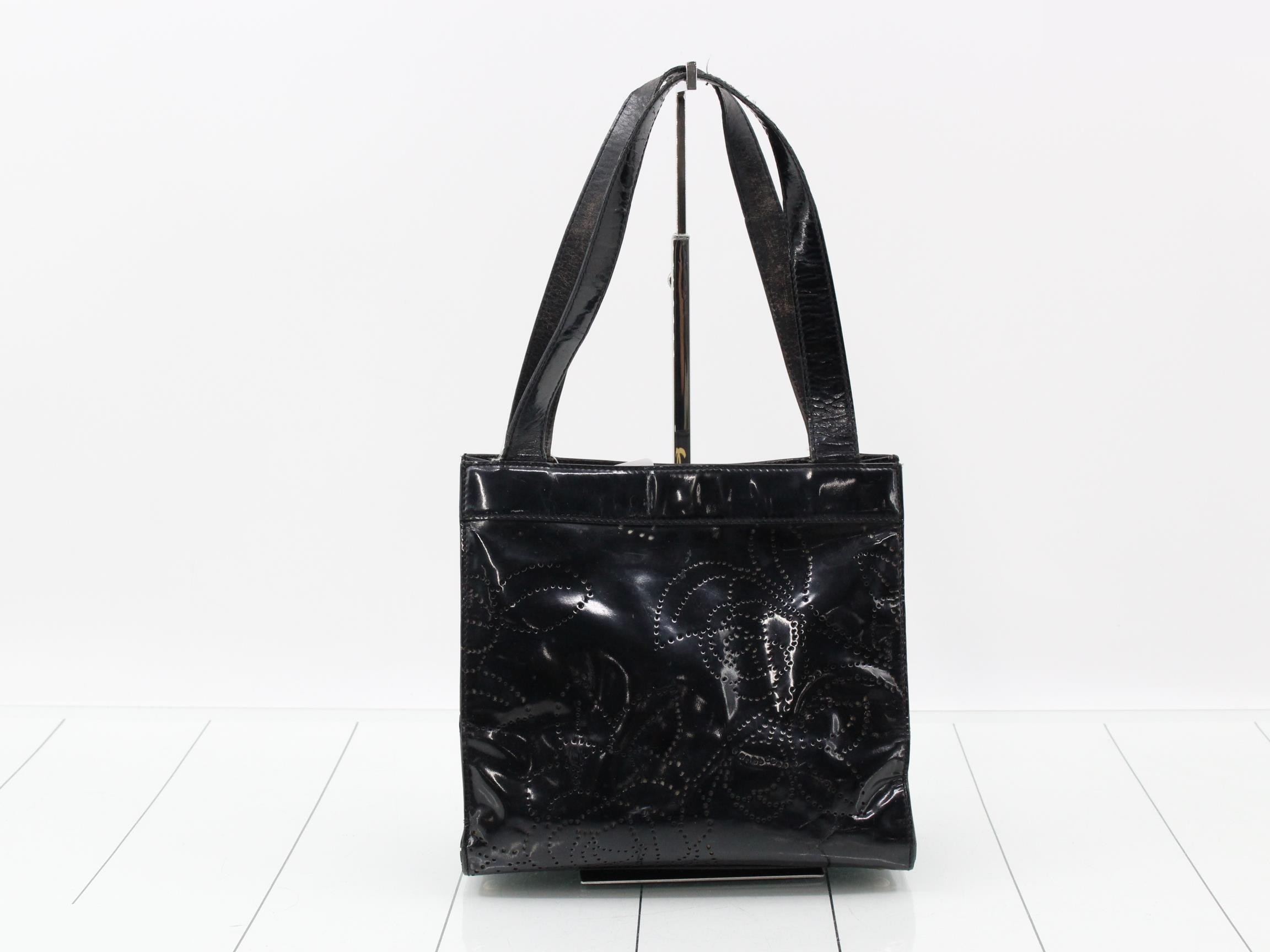 tote bag, shoulder bag, enamel, patent leather — view 2