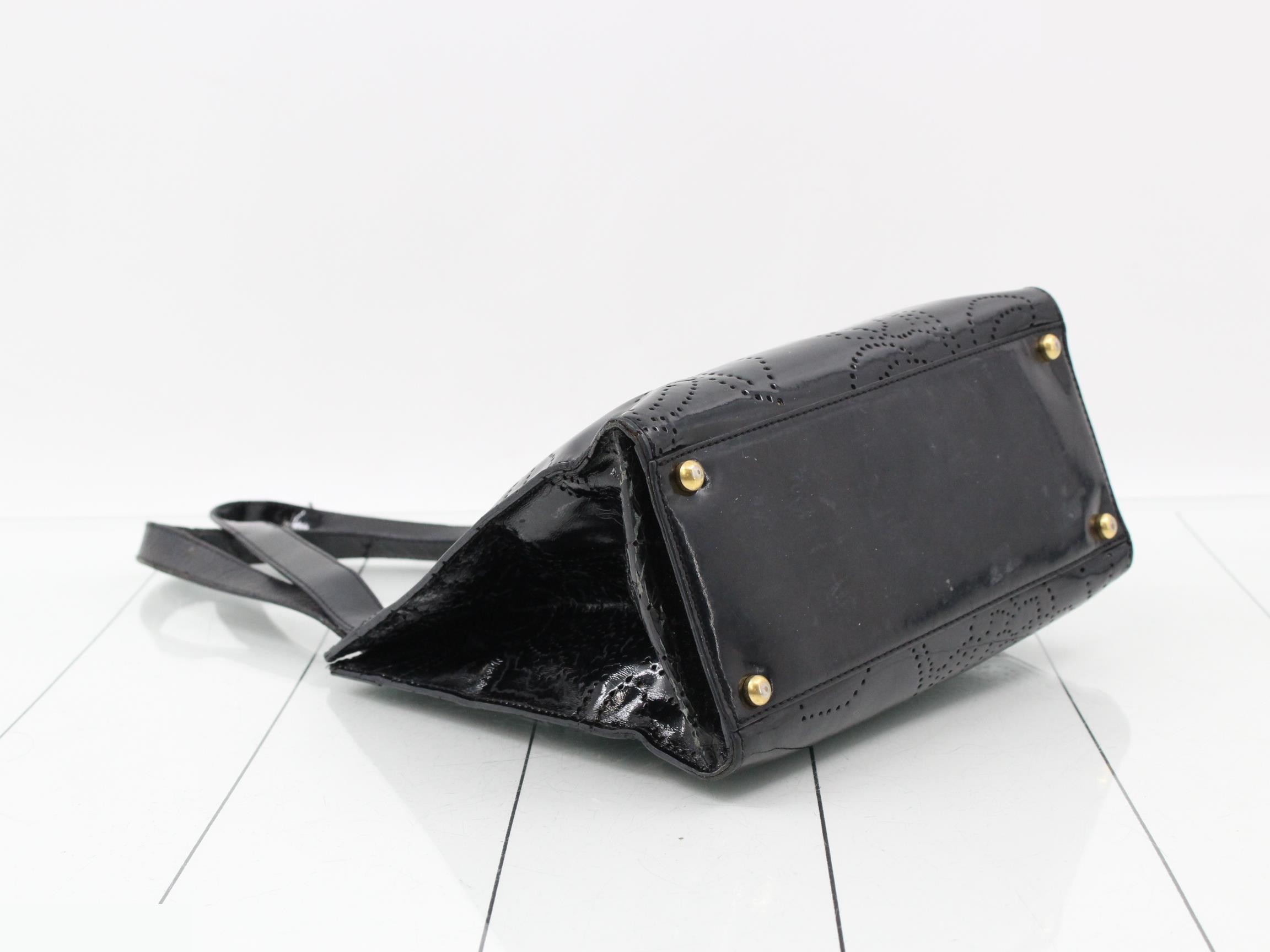 tote bag, shoulder bag, enamel, patent leather — view 5