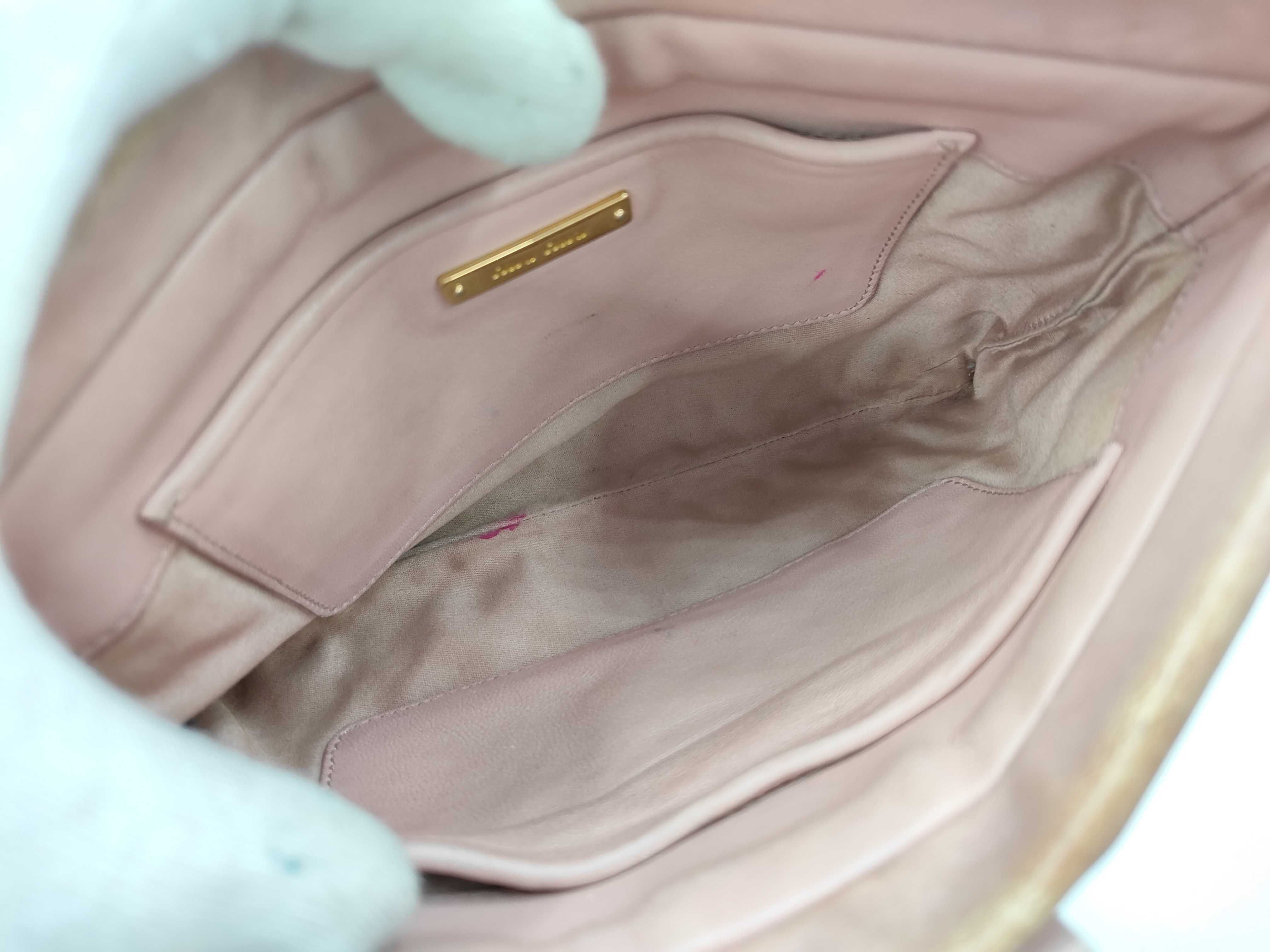 Matelassé Chain Shoulder Bag, Pink Shoulder Bag — view 6