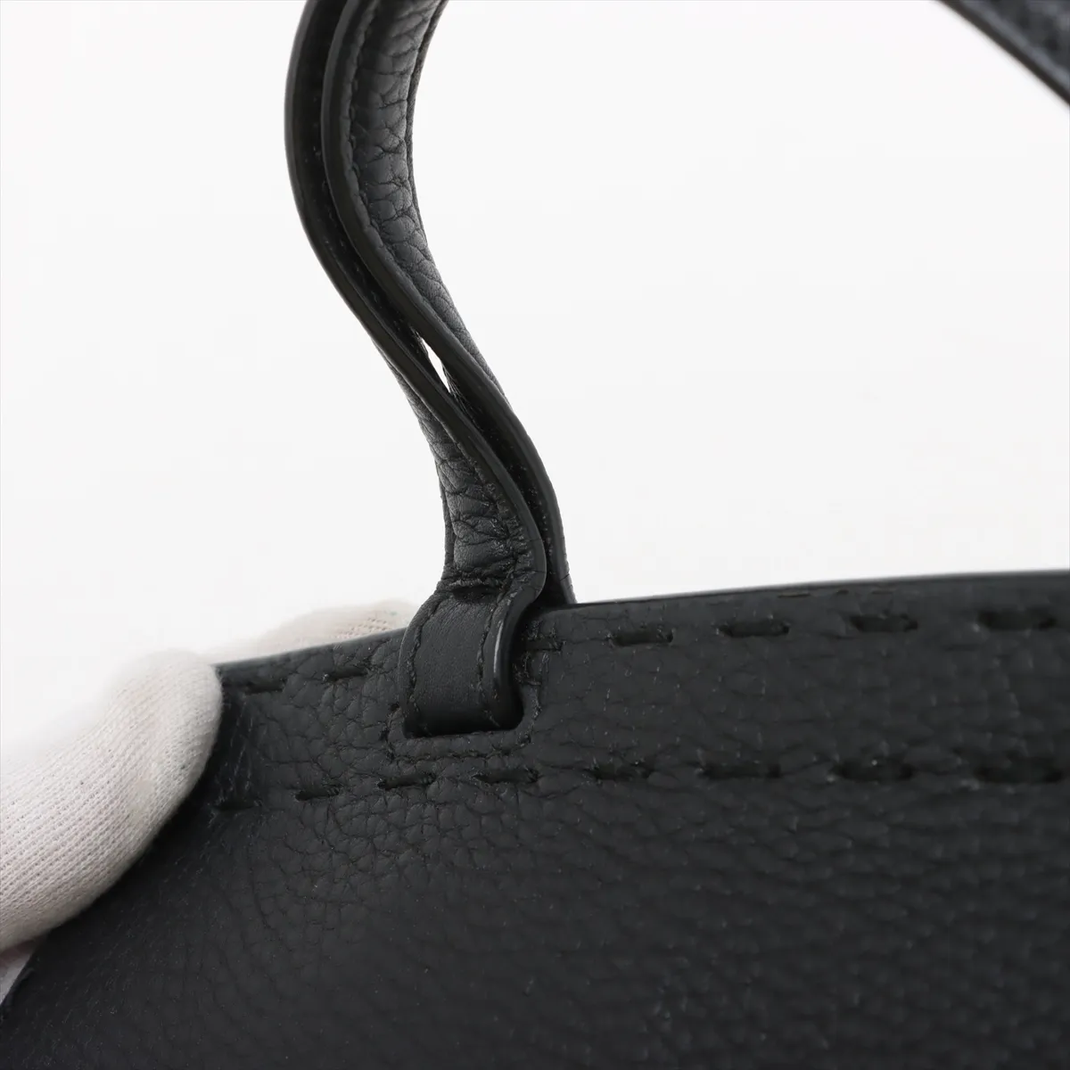GG Marmont Leather 2WAY Handbag Black 442622 — view 11