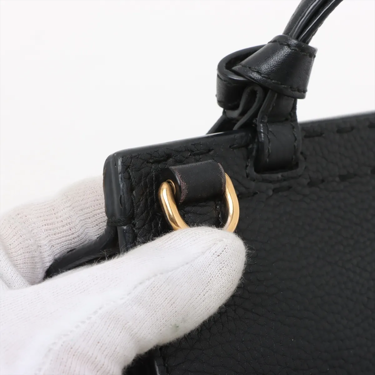 GG Marmont Leather 2WAY Handbag Black 442622 — view 15