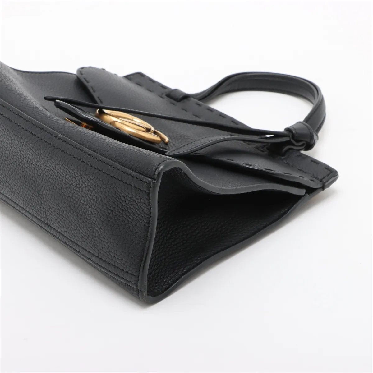 GG Marmont Leather 2WAY Handbag Black 442622 — view 3
