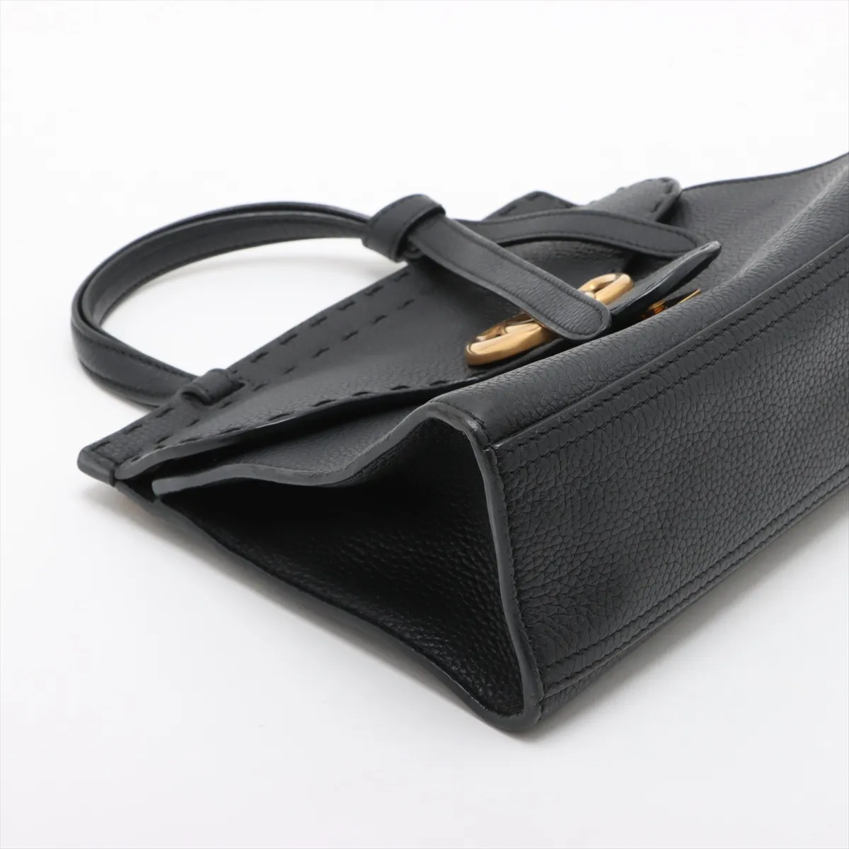 GG Marmont Leather 2WAY Handbag Black 442622 — view 4