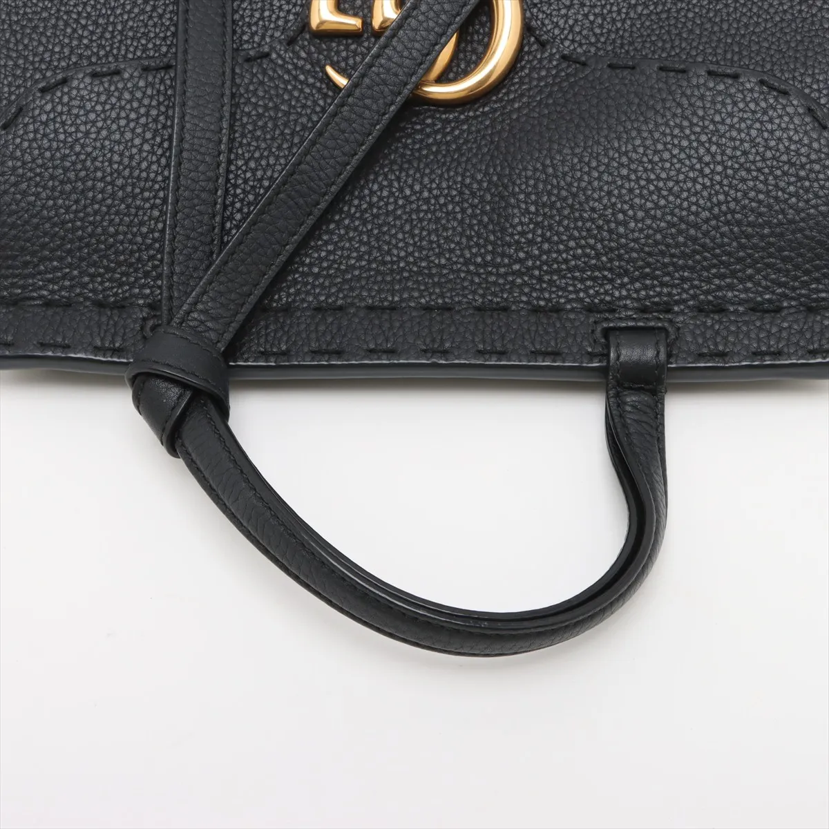GG Marmont Leather 2WAY Handbag Black 442622 — view 5
