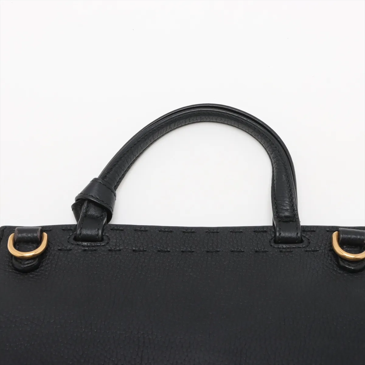 GG Marmont Leather 2WAY Handbag Black 442622 — view 6