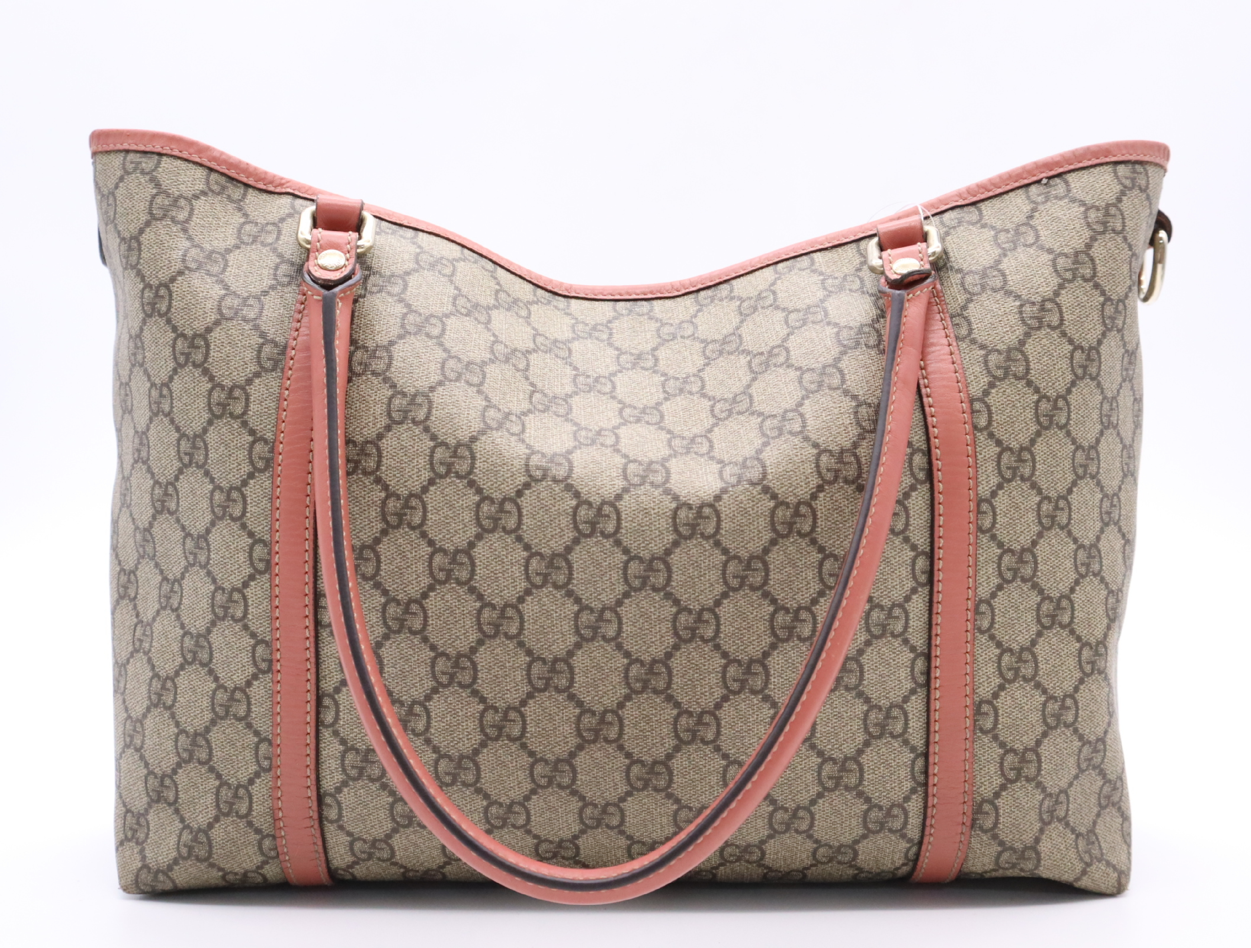 GG Canvas Tote Bag with Dust Bag, Beige — view 2