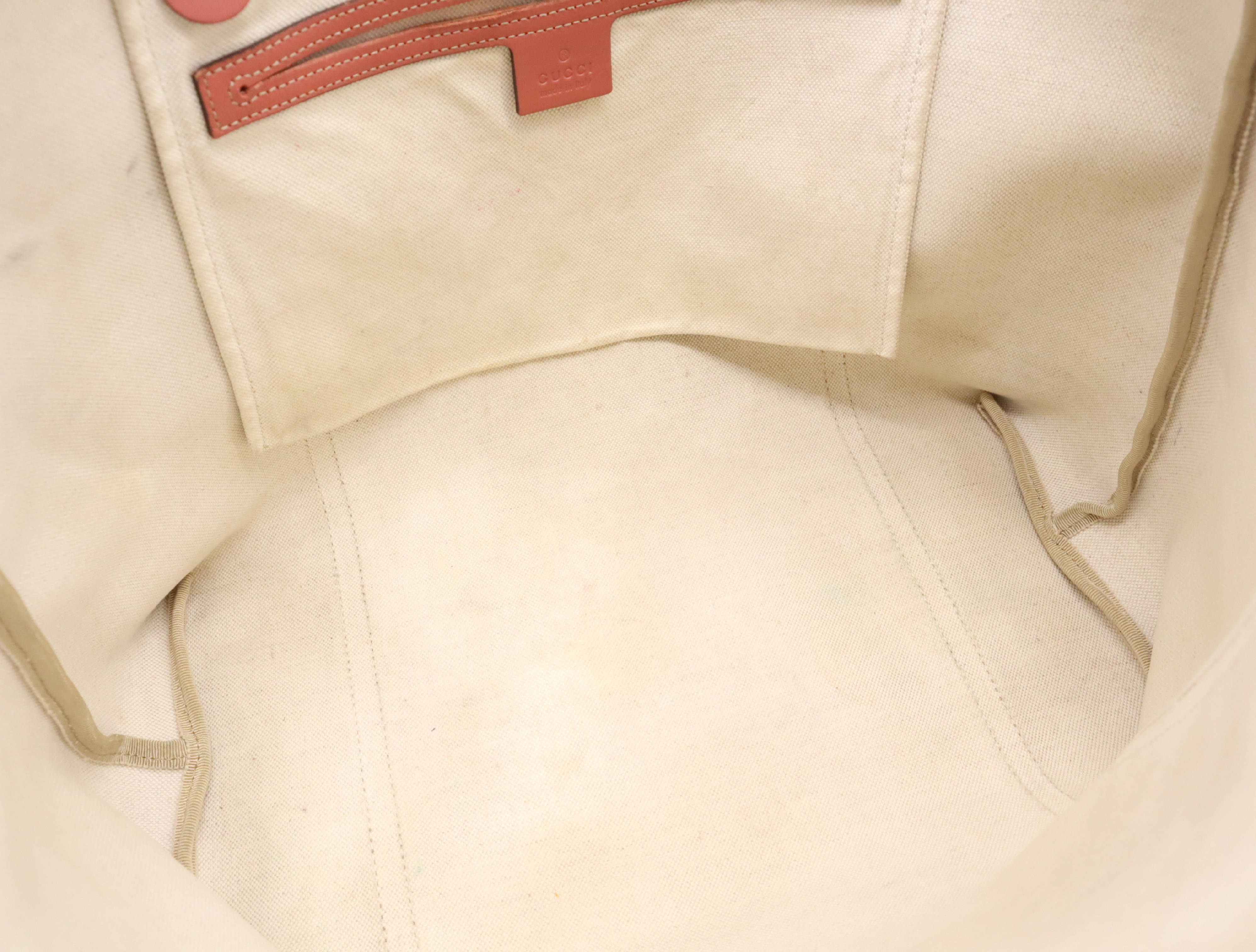 GG Canvas Tote Bag with Dust Bag, Beige — view 14
