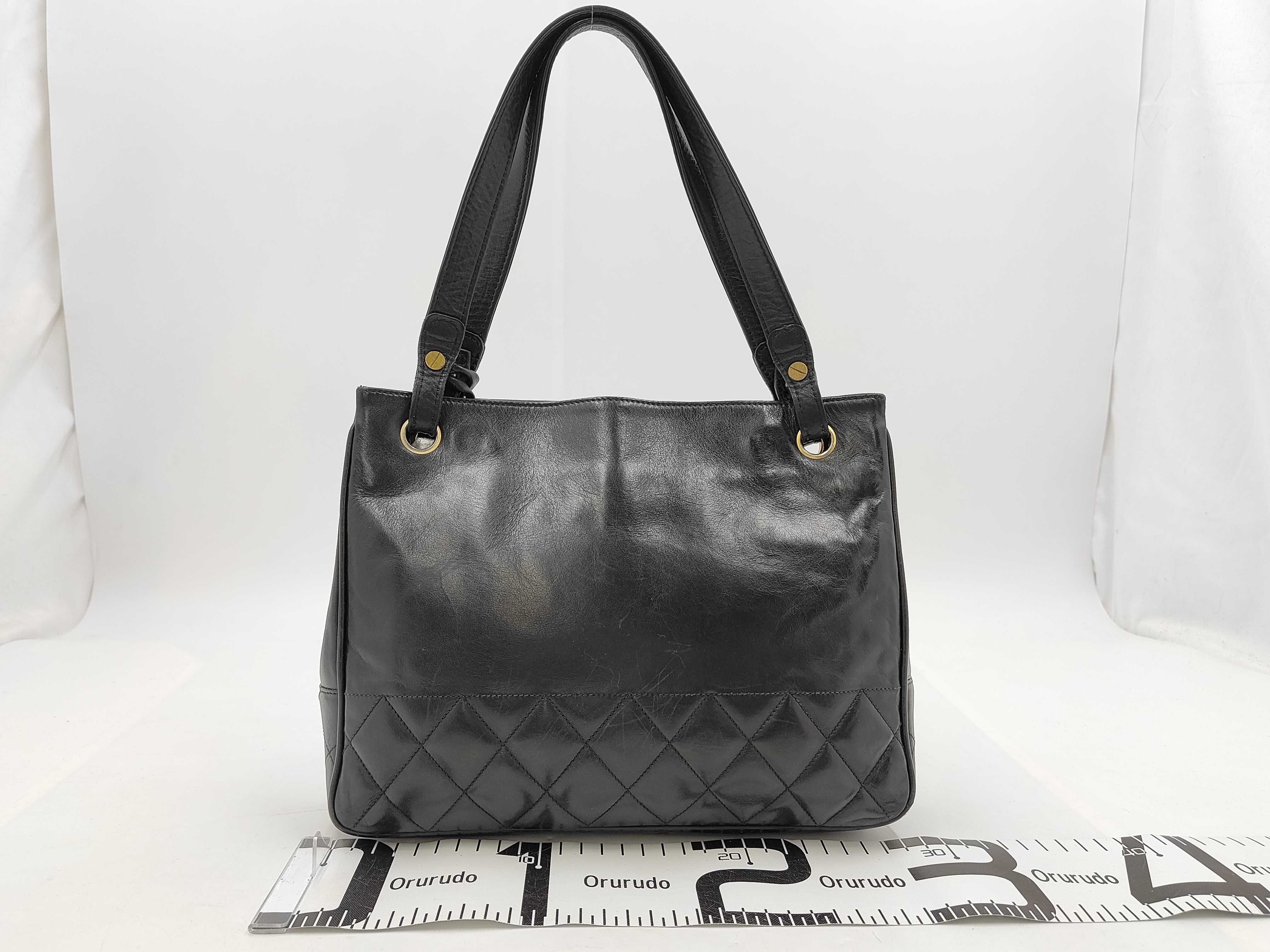 Shoulder Bag Matelassé Coco Mark Black 1 Series Tote Bag — view 2
