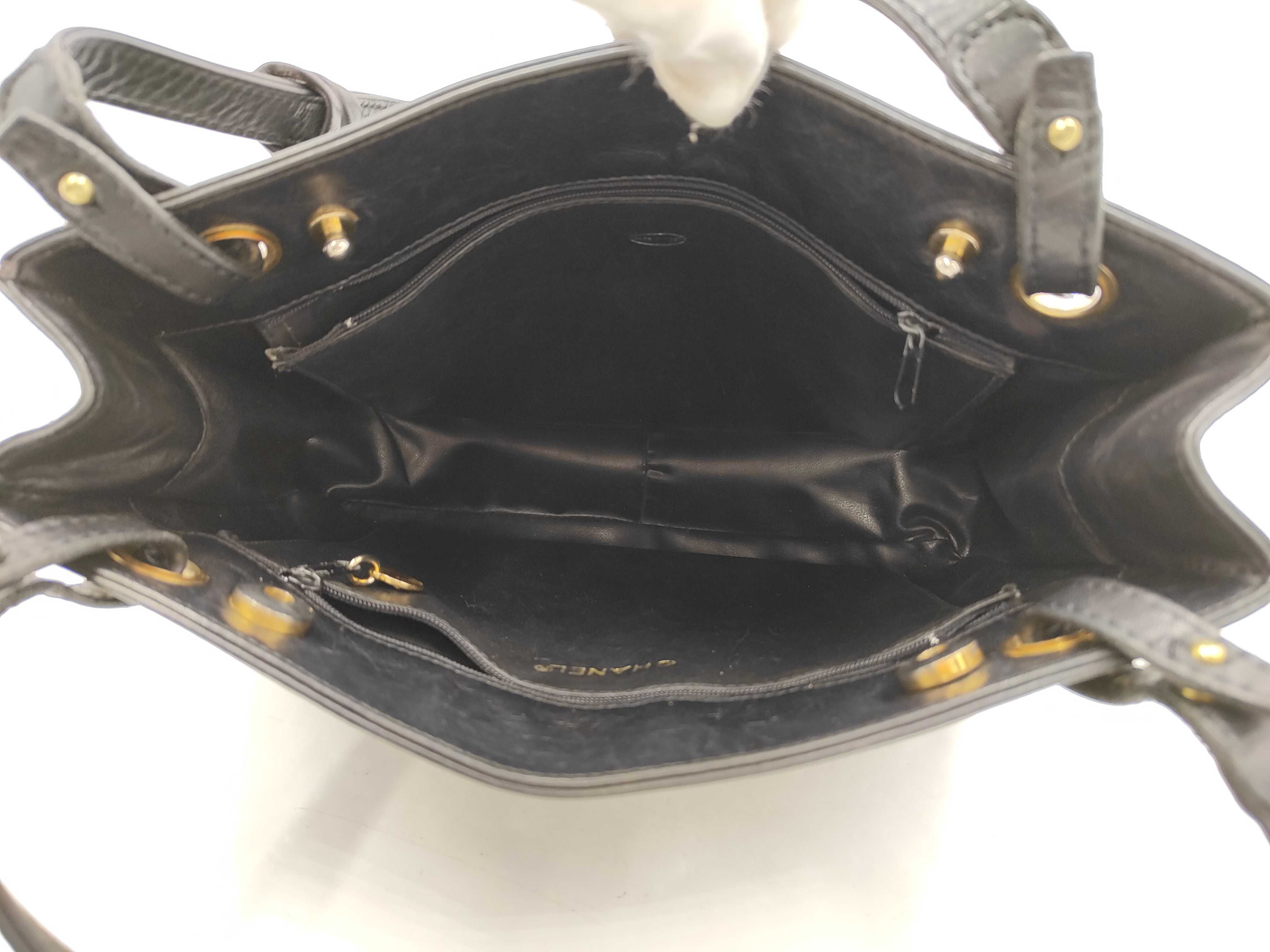 Shoulder Bag Matelassé Coco Mark Black 1 Series Tote Bag — view 11
