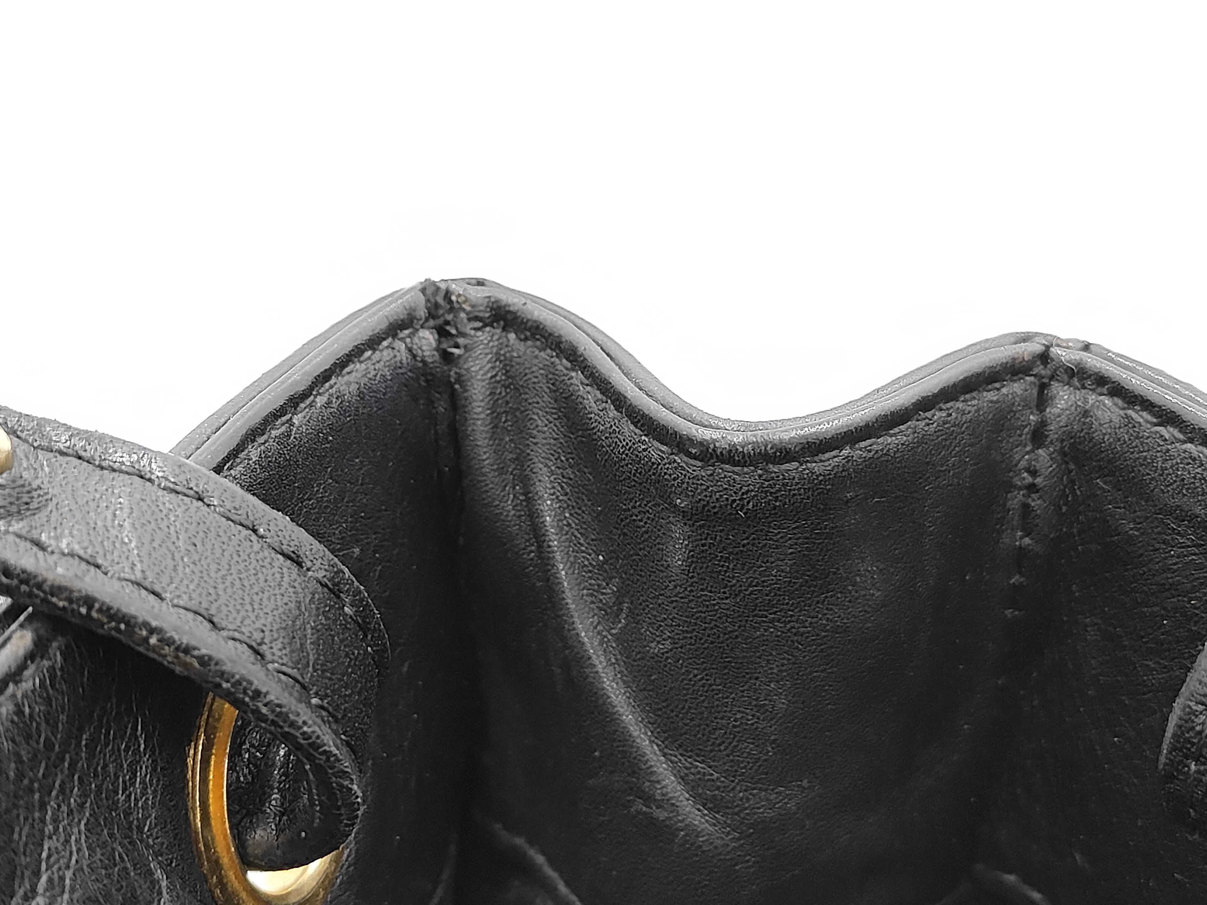 Shoulder Bag Matelassé Coco Mark Black 1 Series Tote Bag — view 8