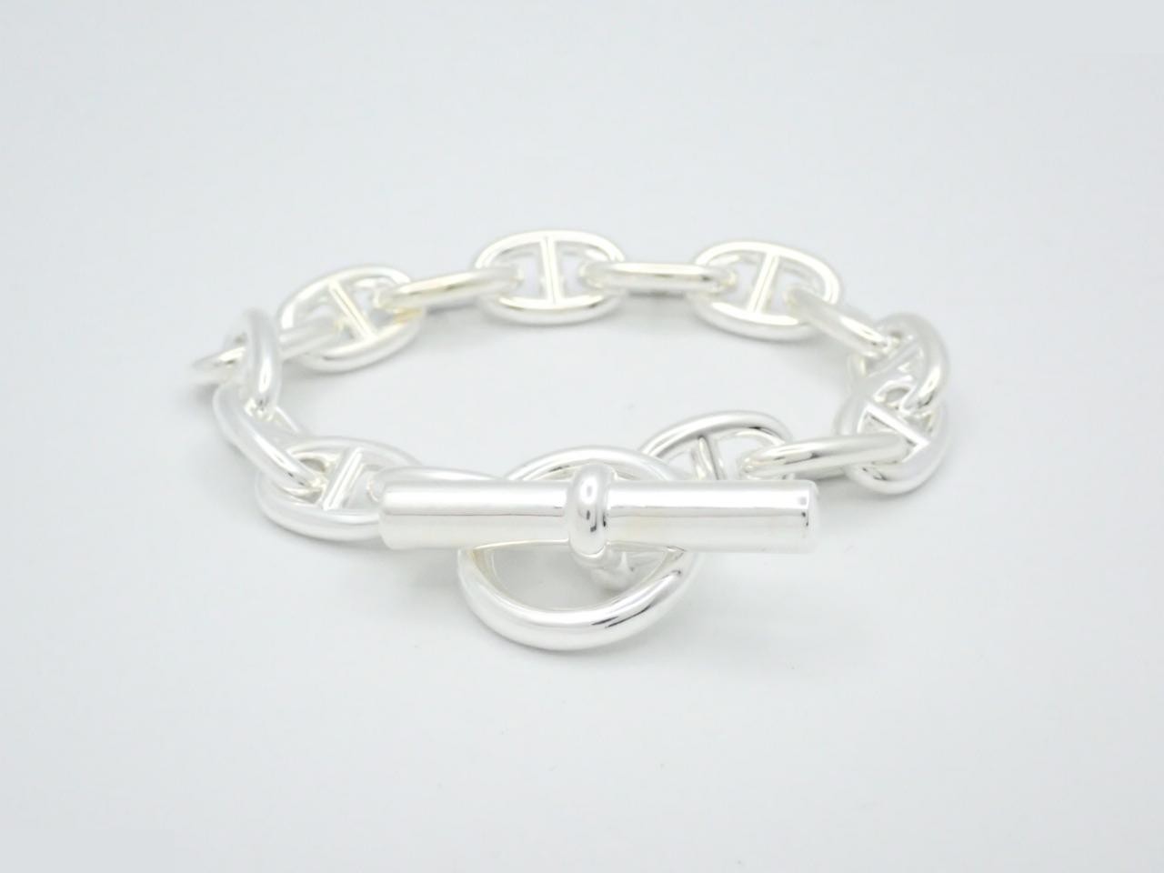 Chaine d'Ancre bracelet, MM size, 15 links, 925 sterling silver / 54.1g