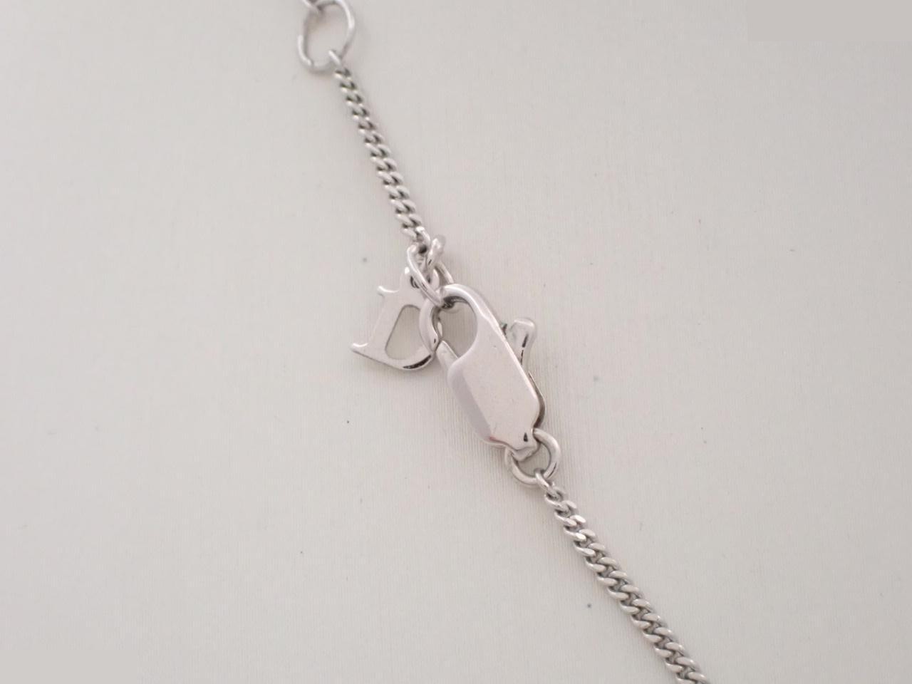Other line: Precious metal necklace, logo, silver, chain approximately 42cm — view 2