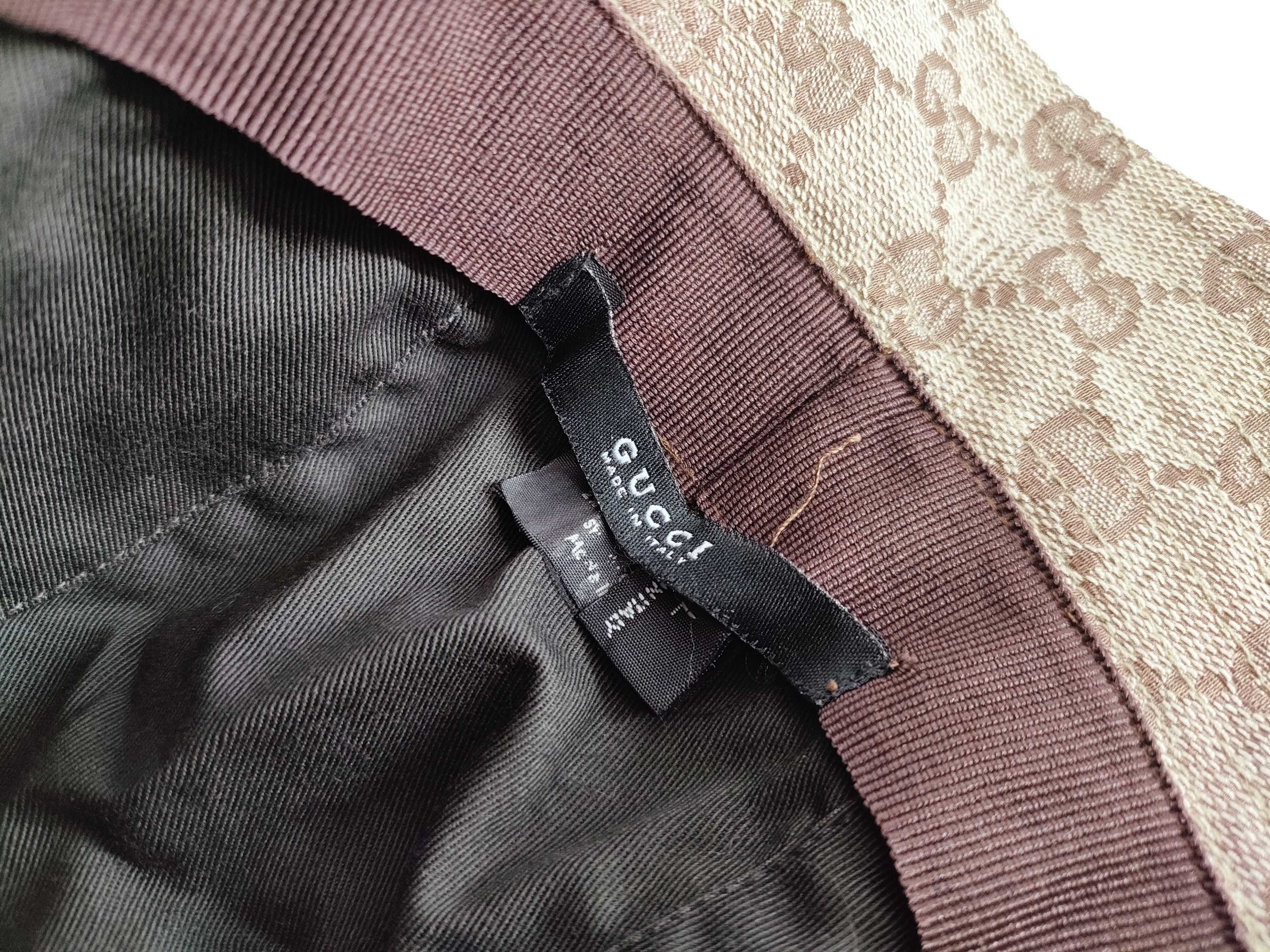 GG Canvas Sherry Line Bucket Hat Beige Size L Other Items Other Accessories — view 6