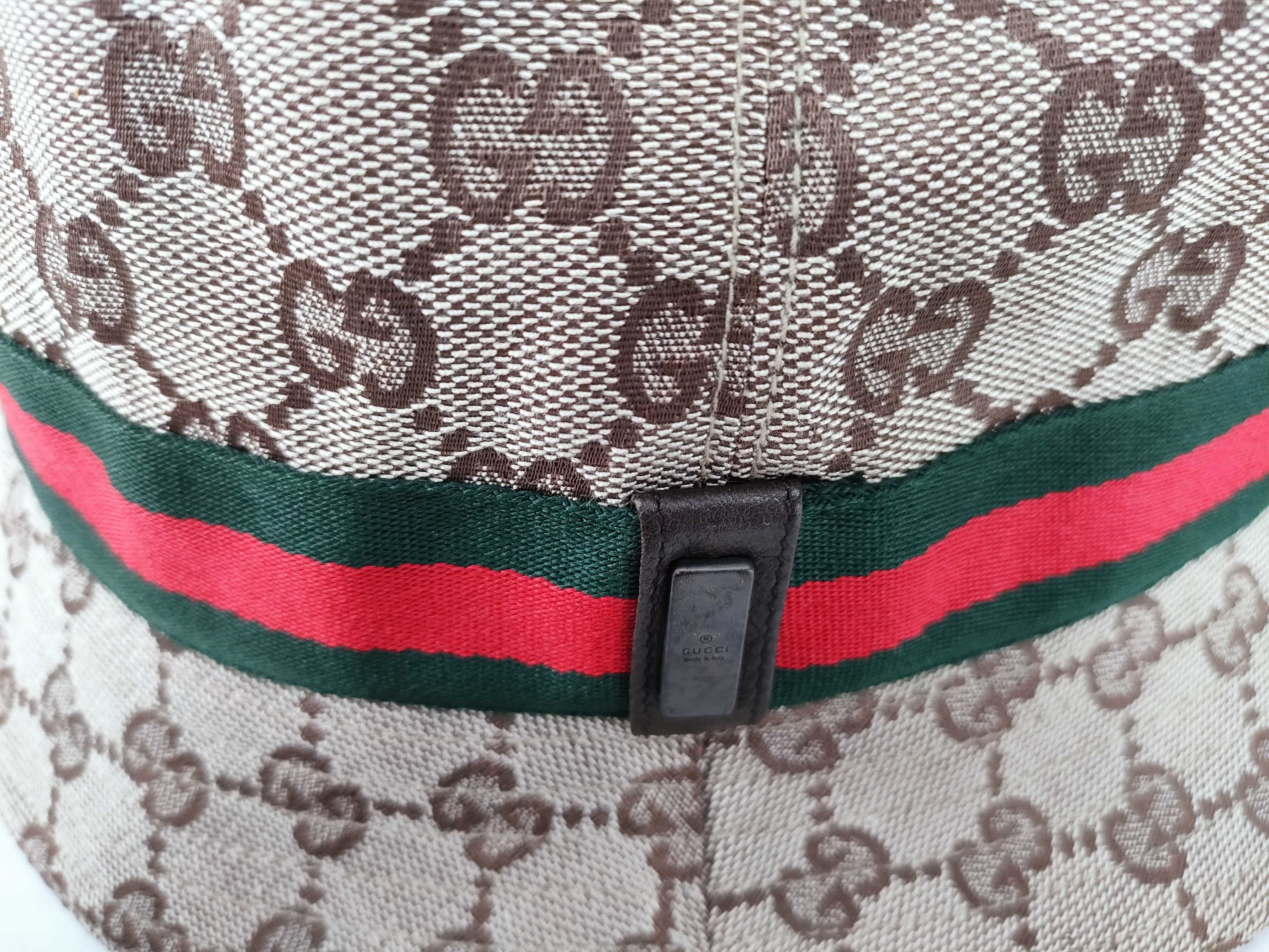 GG Canvas Sherry Line Bucket Hat Beige Size L Other Items Other Accessories — view 8