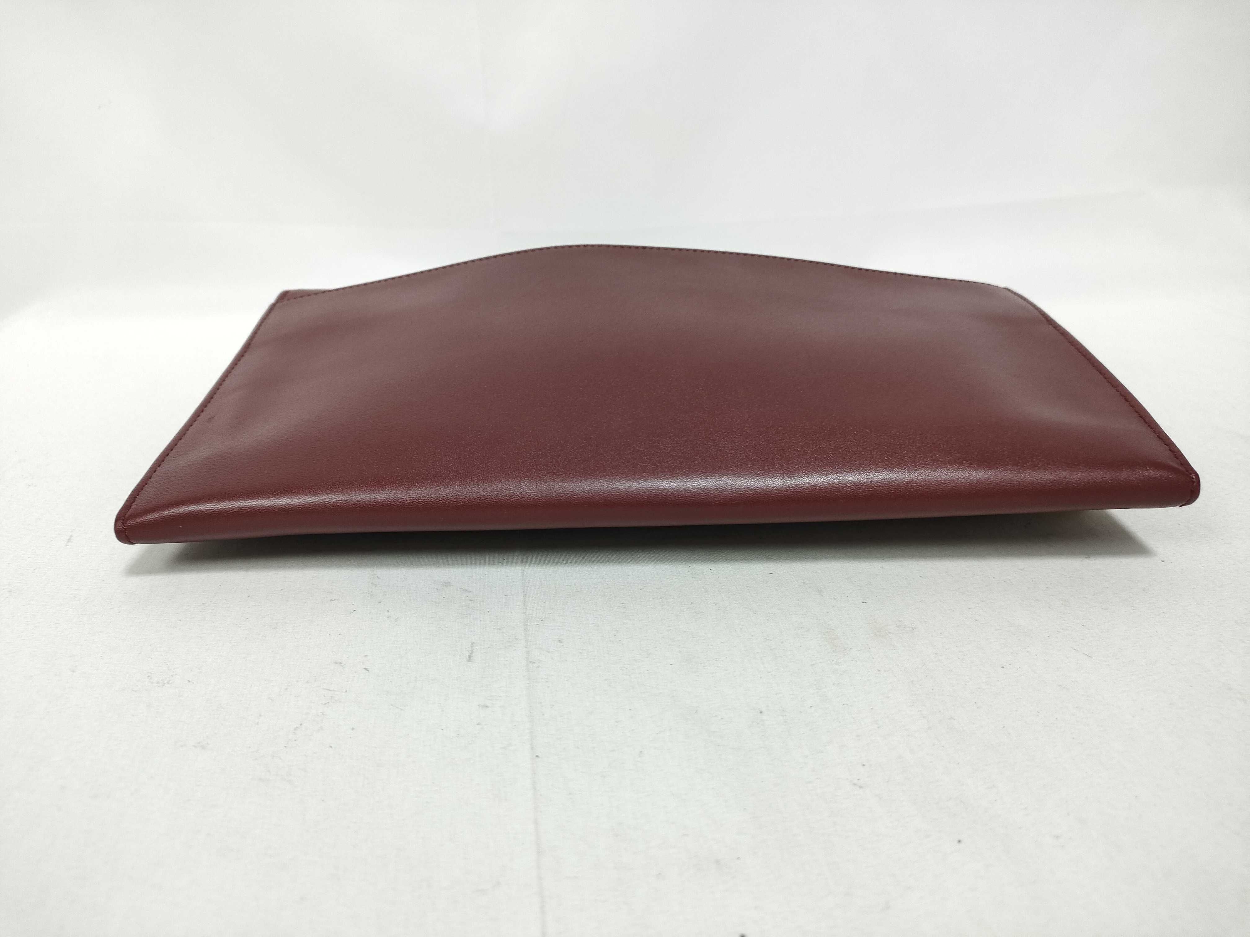 Must Line Clutch Bag, Bordeaux, with dust bag. — view 3