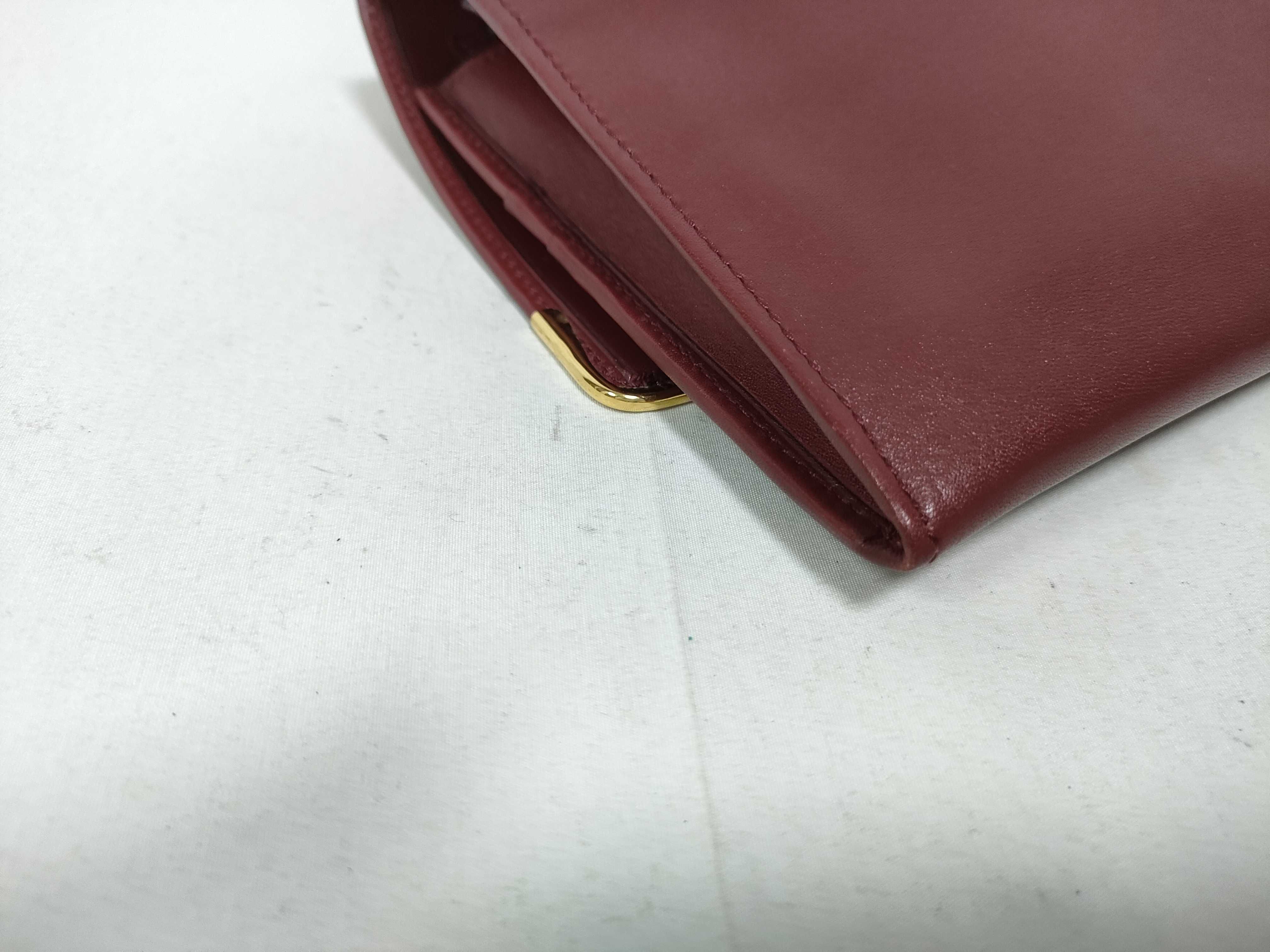 Must Line Clutch Bag, Bordeaux, with dust bag. — view 5