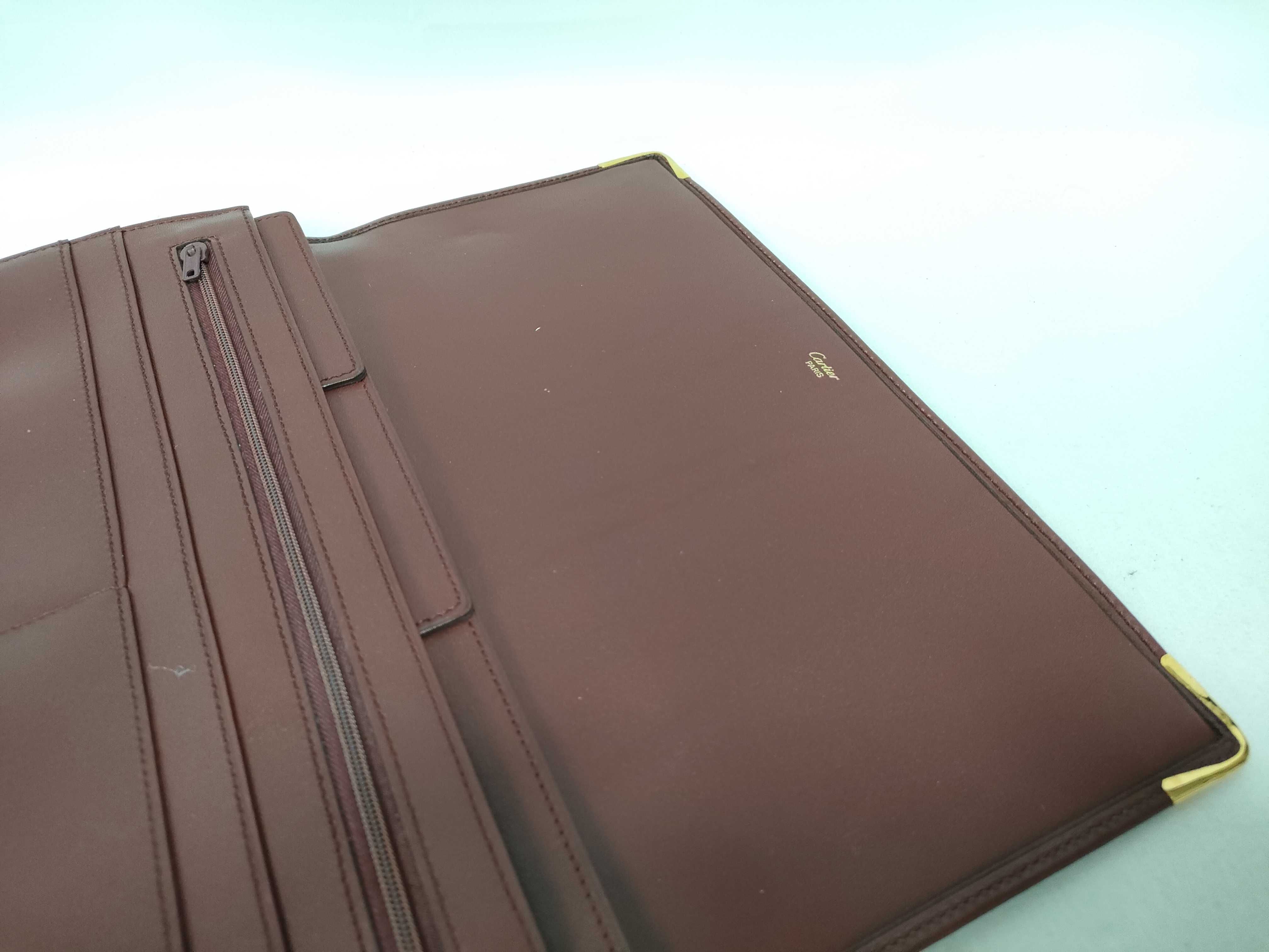 Must Line Clutch Bag, Bordeaux, with dust bag. — view 6