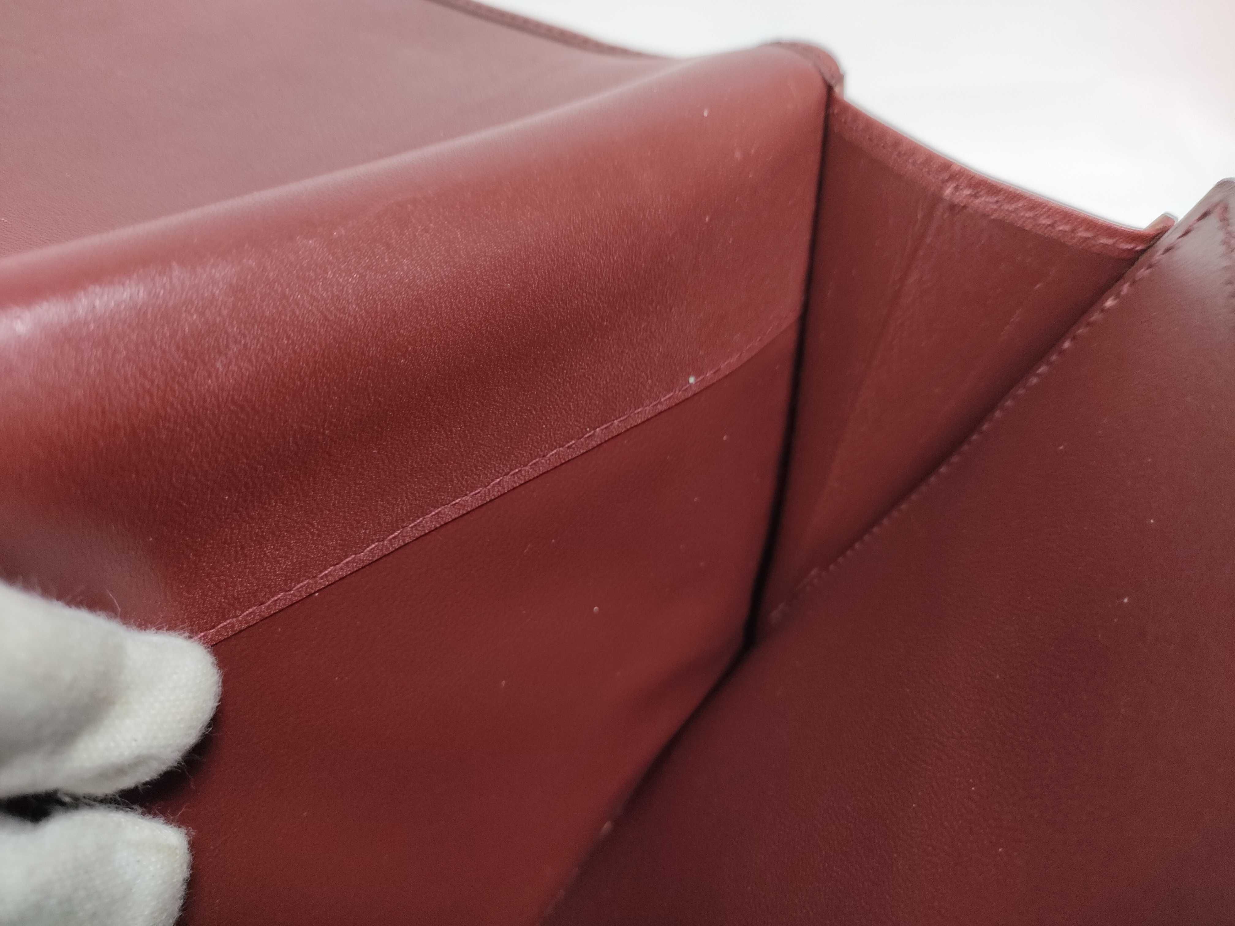 Must Line Clutch Bag, Bordeaux, with dust bag. — view 9