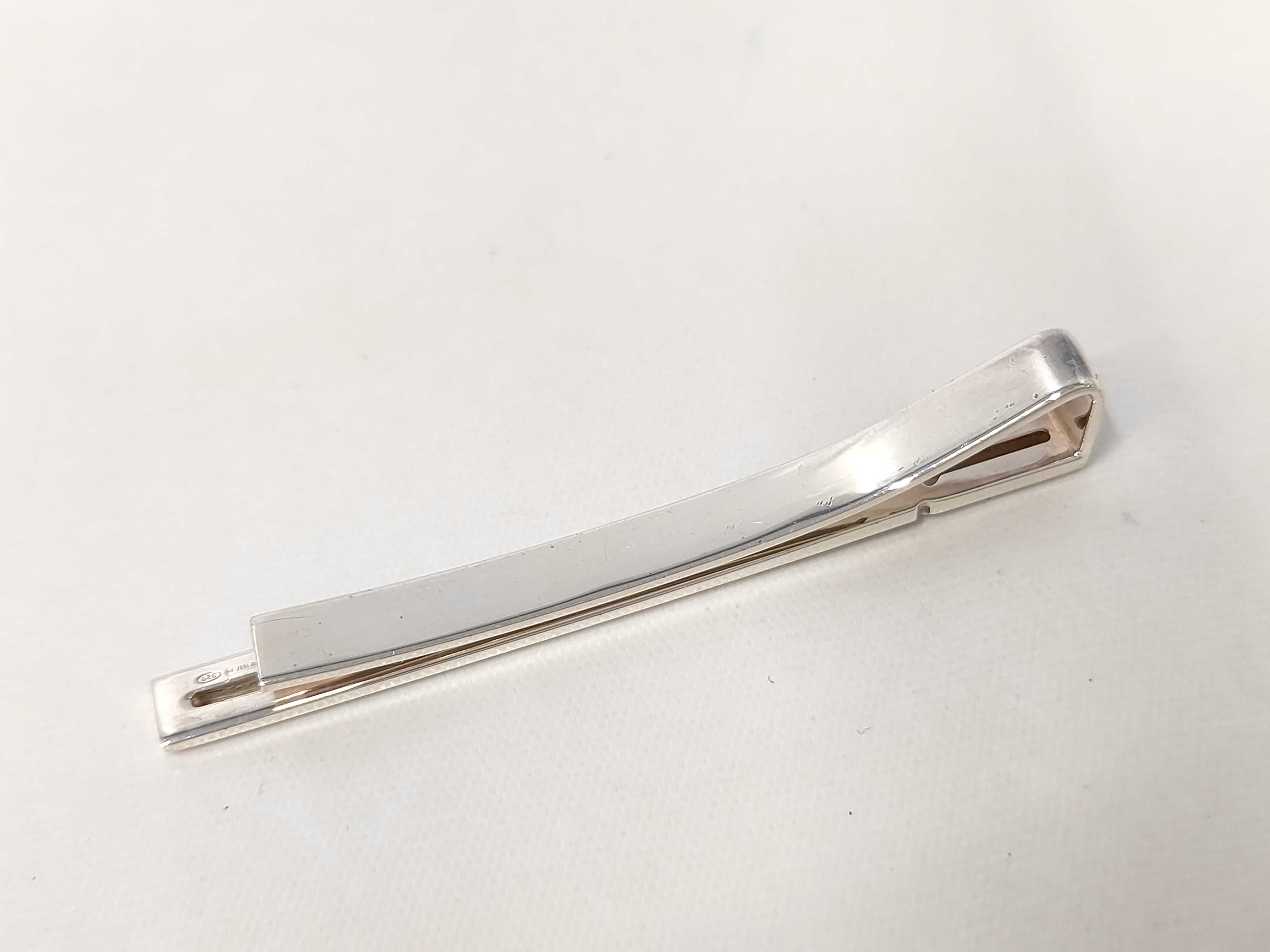 Infinity Knot Tie Clip (925 Sterling Silver) - Tie Clip & Cufflinks — view 2