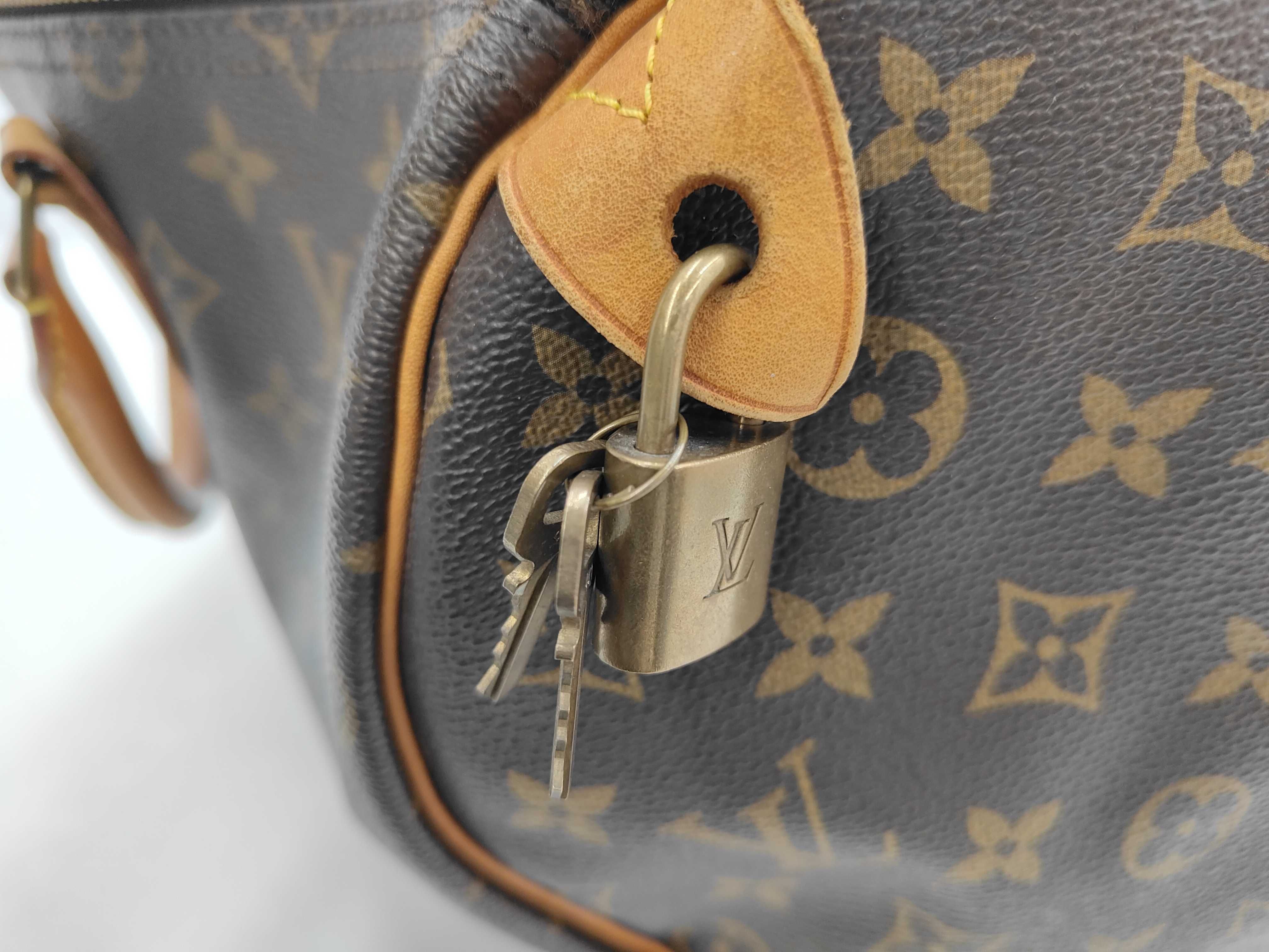 Monogram Bag Speedy 35 with Initial DU2110 Boston Bag — view 8