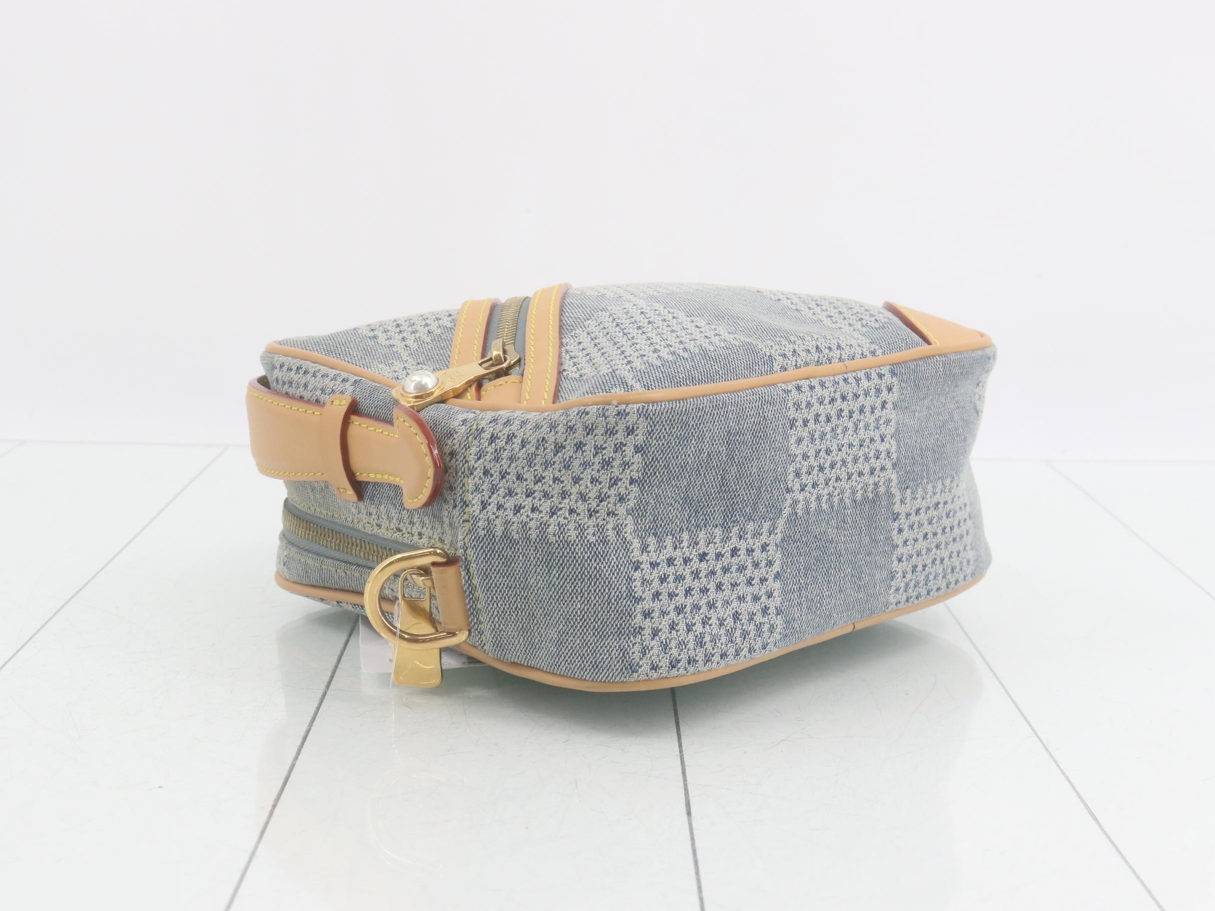 Damier Denim 3D Chess Messenger 2-Way Handbag — view 4
