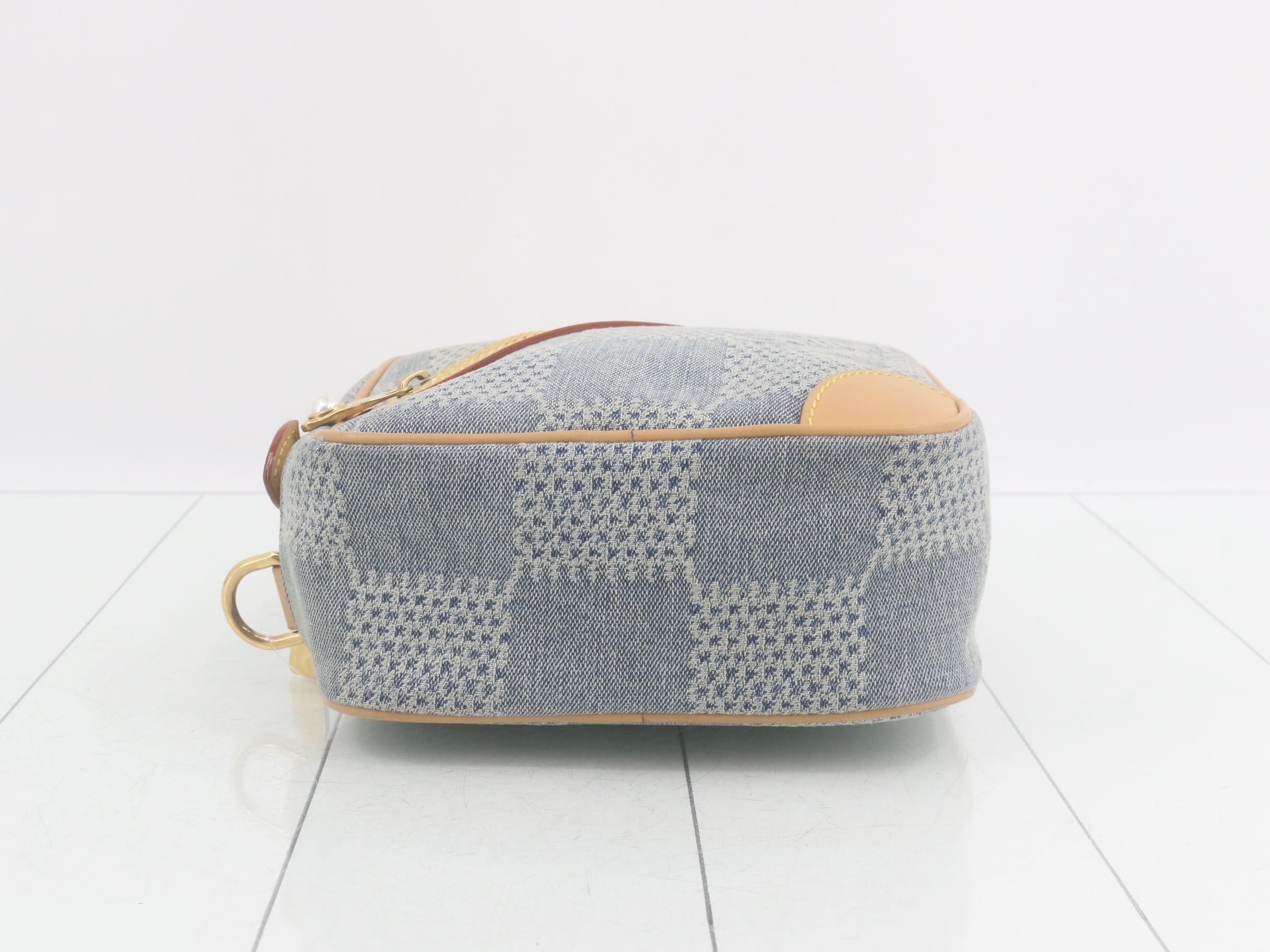 Damier Denim 3D Chess Messenger 2-Way Handbag — view 5