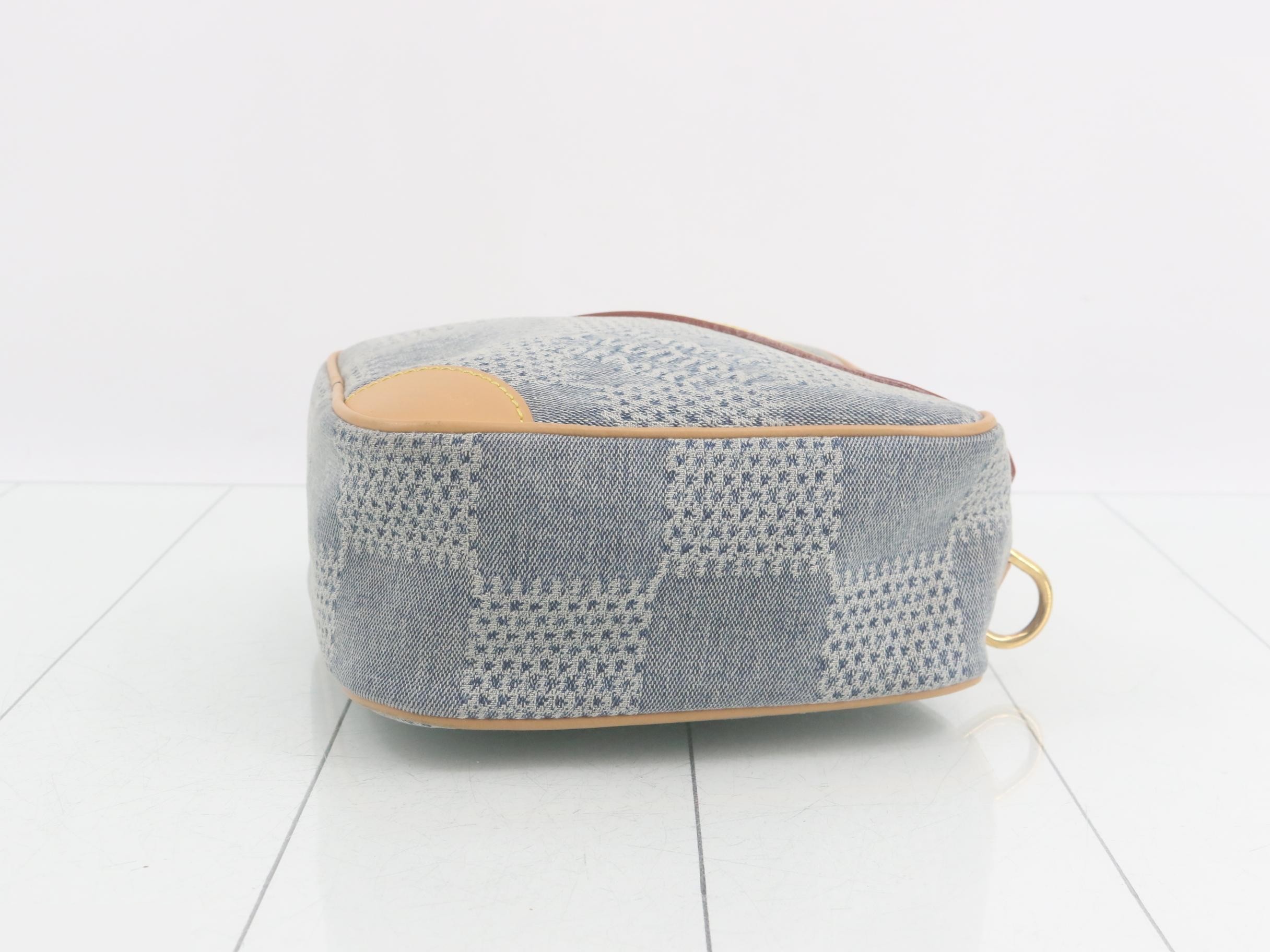 Damier Denim 3D Chess Messenger 2-Way Handbag — view 6