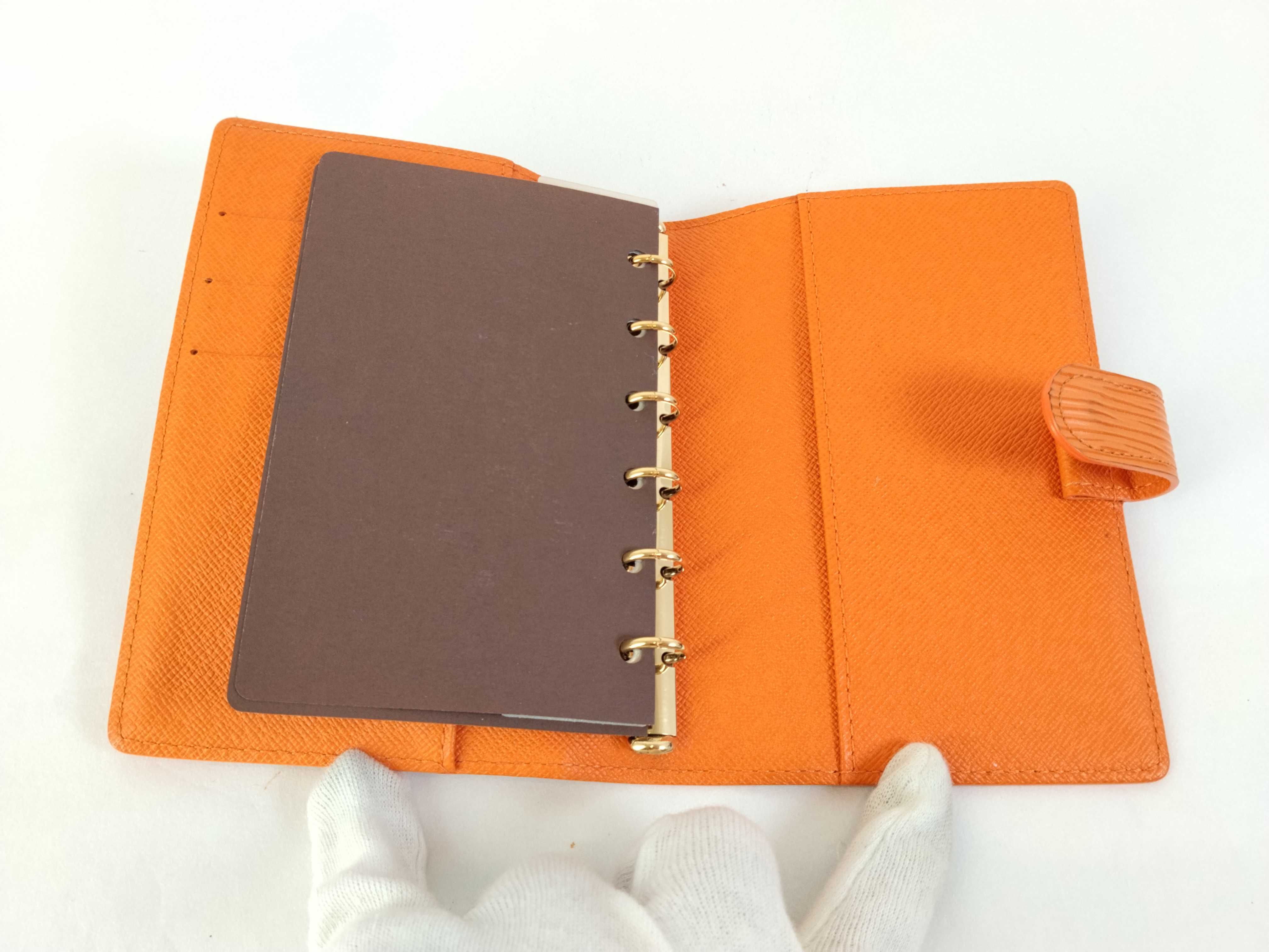 Epi Agenda PM R2005H CA0075 Mandarin Orange Notebook Cover — view 9