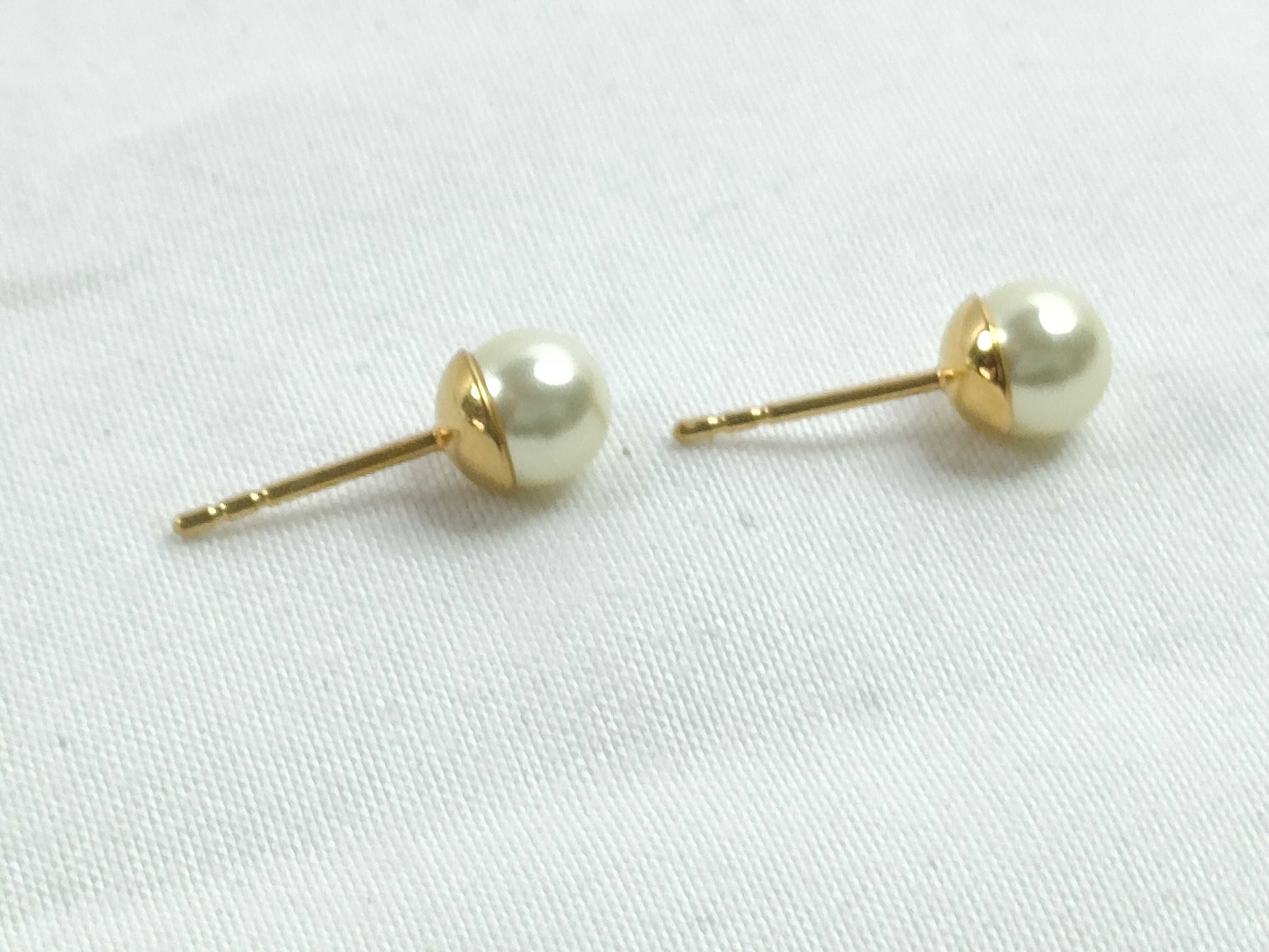 Tribal Pearl Star Earrings — view 3