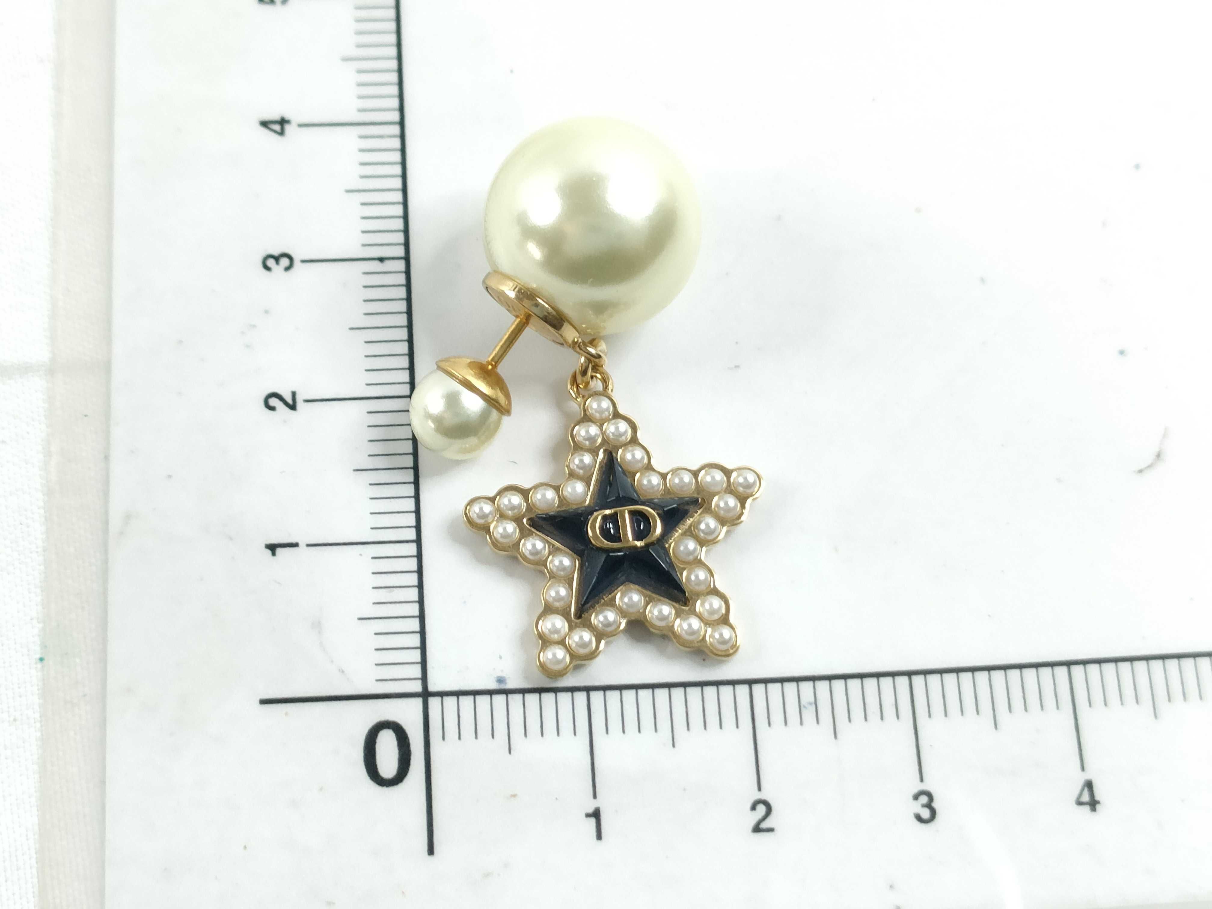 Tribal Pearl Star Earrings — view 9