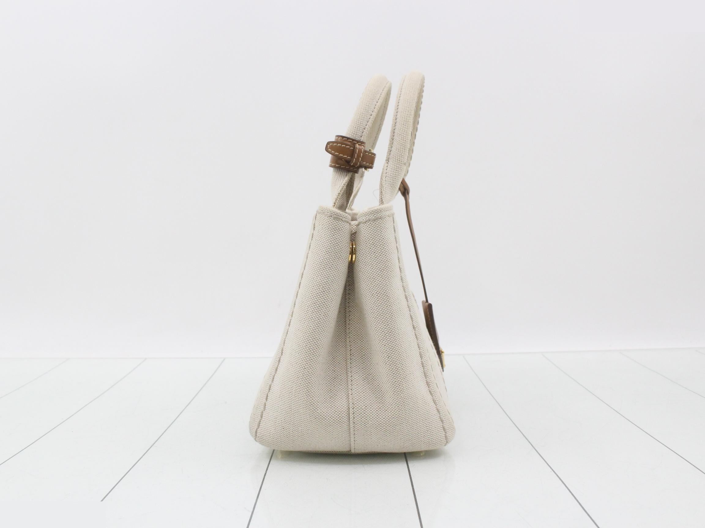 Canapa Canvas x Leather Handbag — view 4