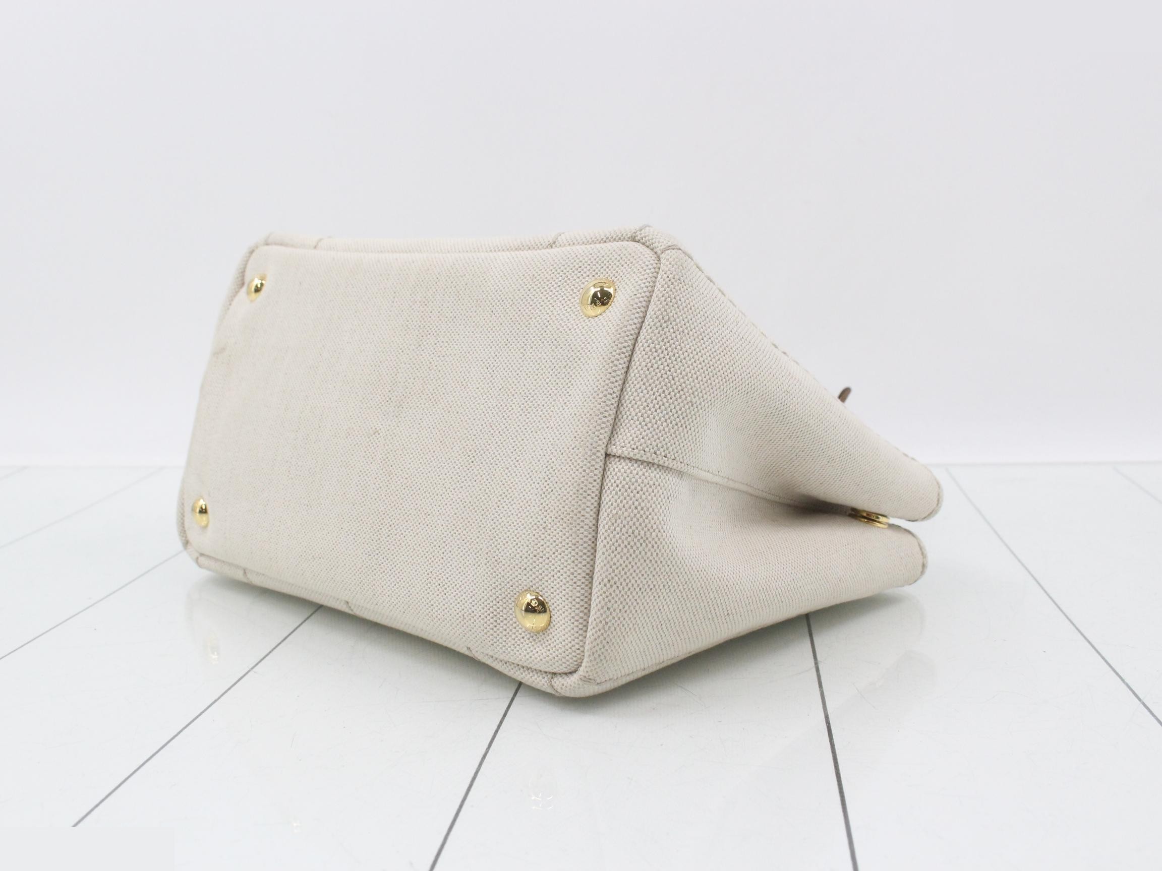 Canapa Canvas x Leather Handbag — view 6