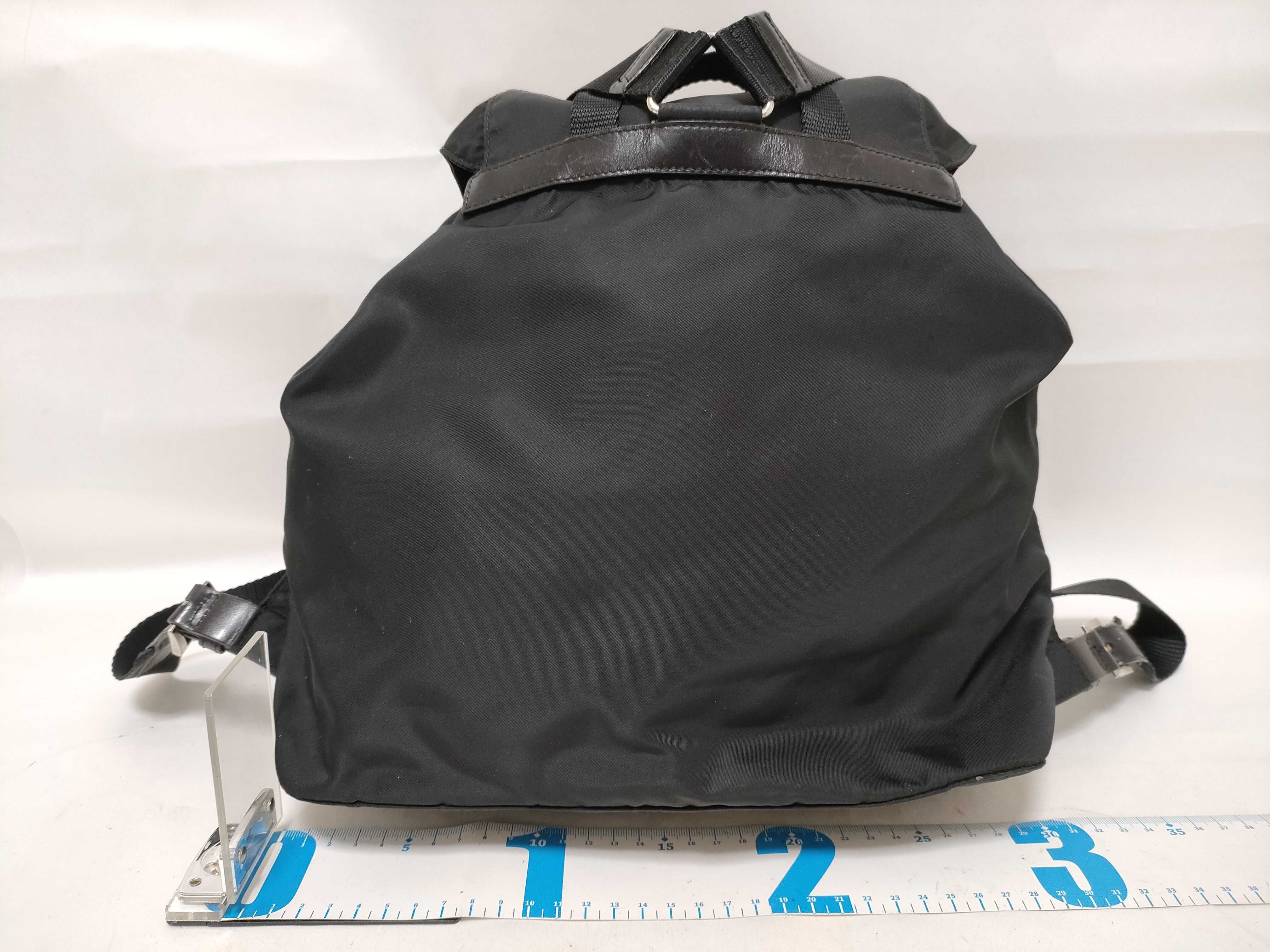 nylon backpack, current model, with triangular logo. — view 2