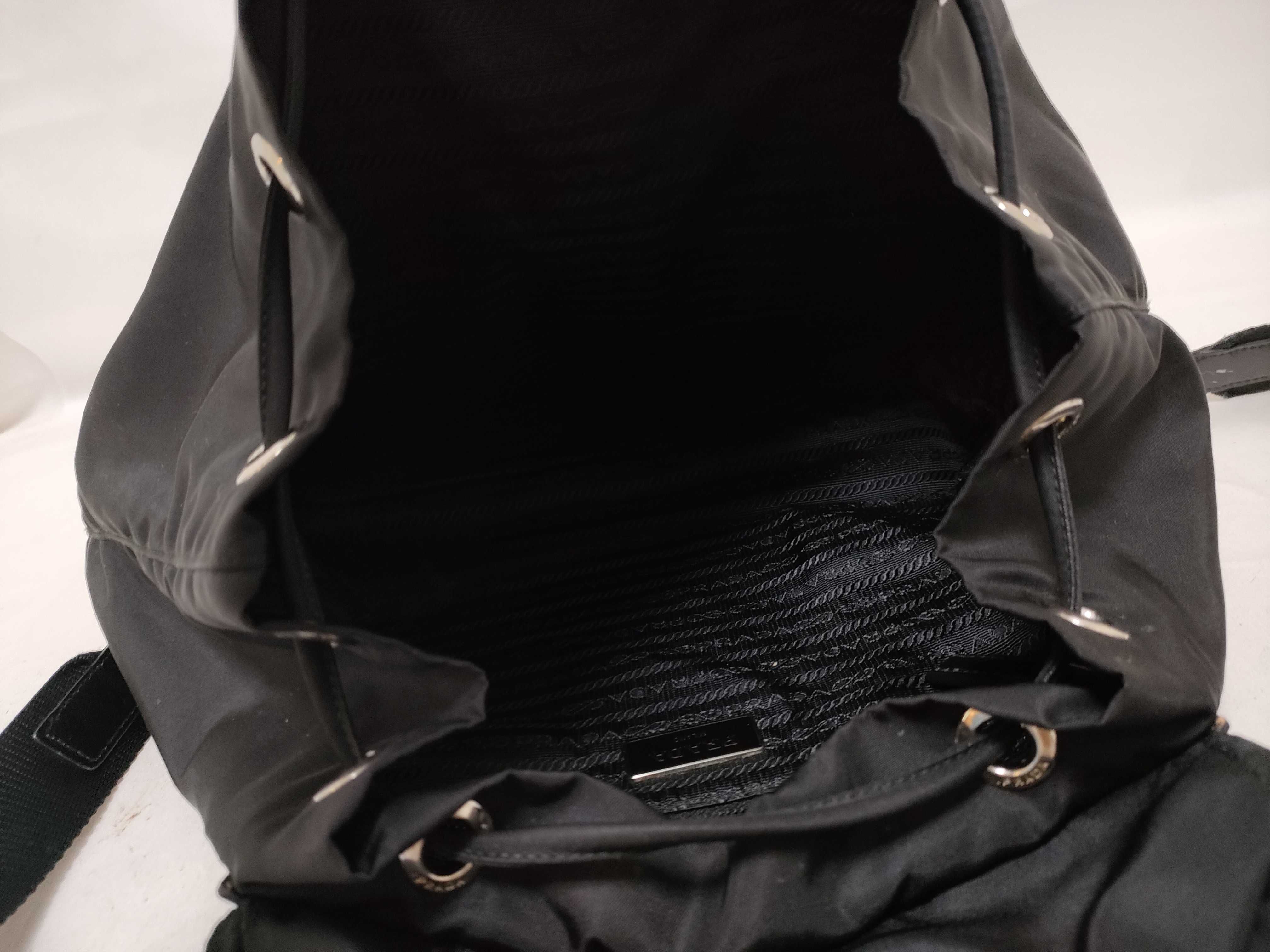 nylon backpack, current model, with triangular logo. — view 12