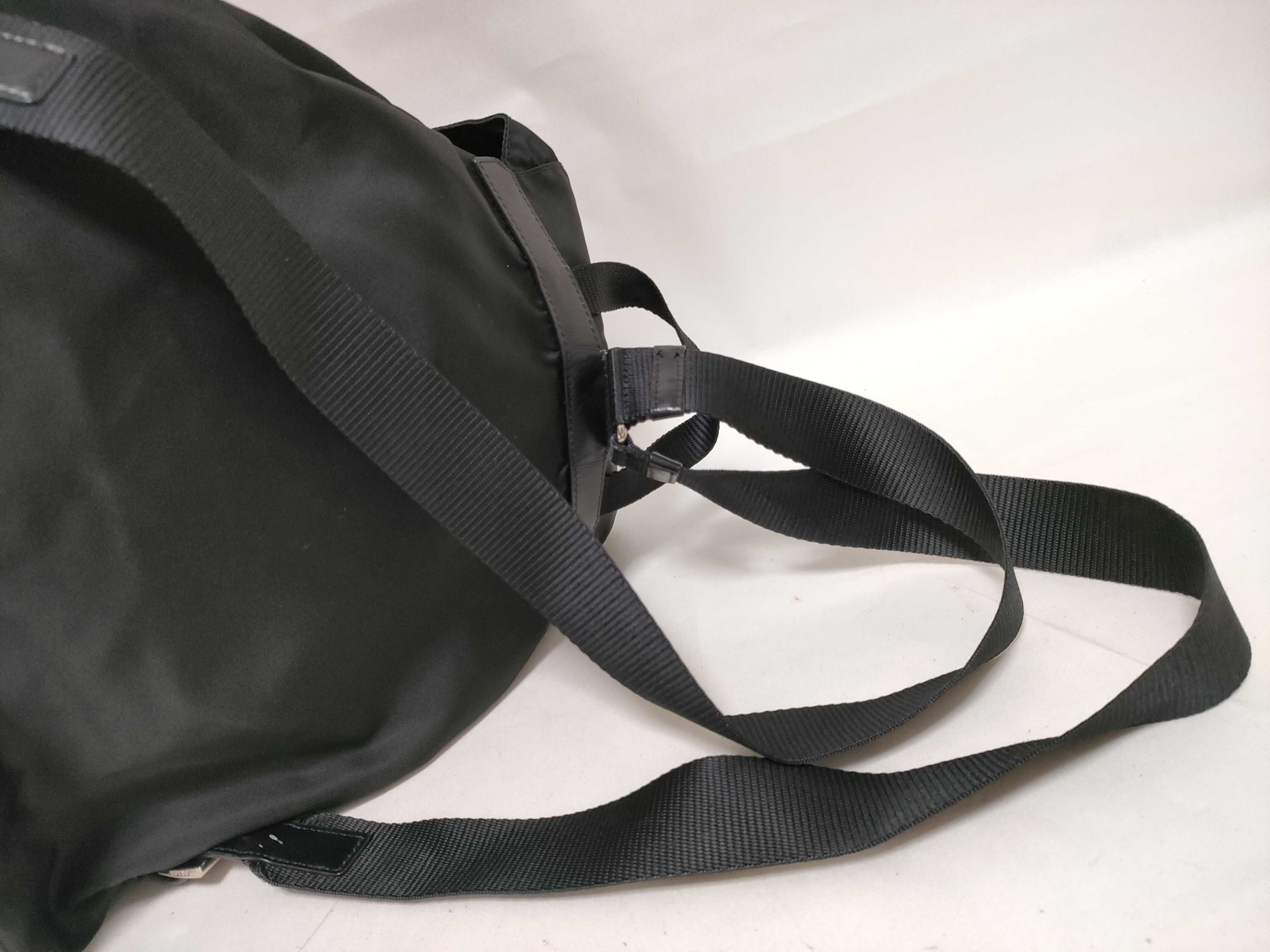 nylon backpack, current model, with triangular logo. — view 3