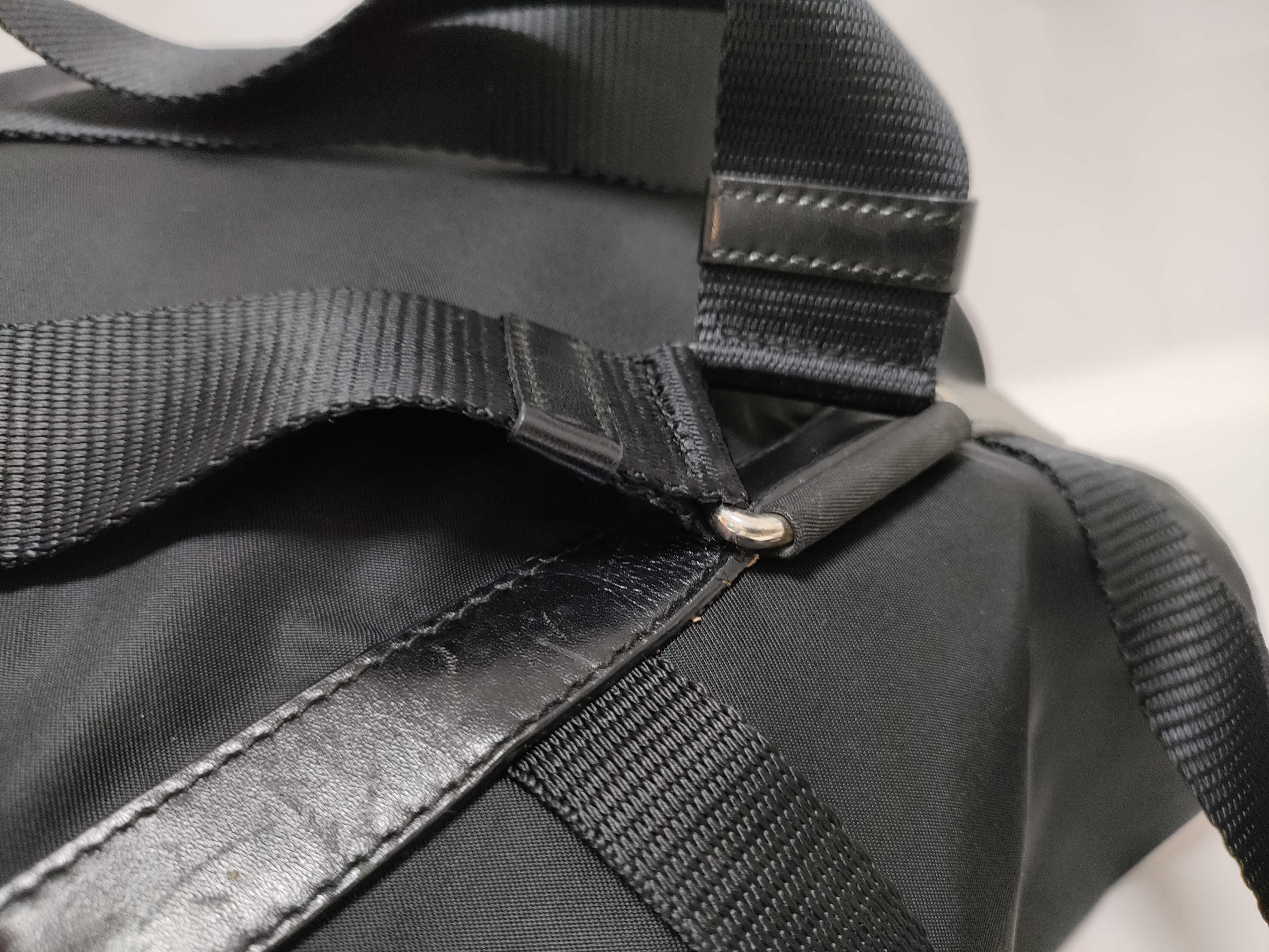 nylon backpack, current model, with triangular logo. — view 6