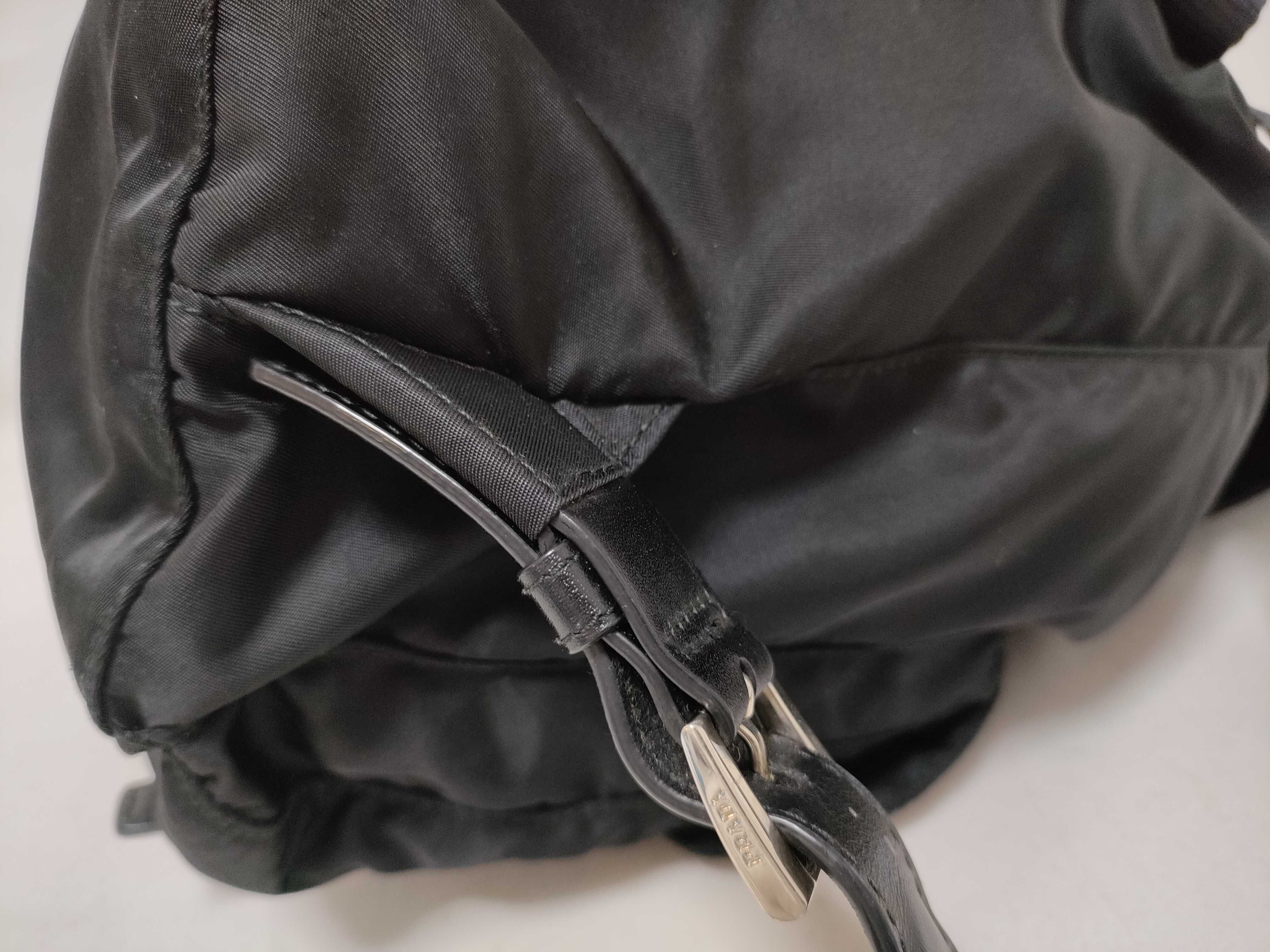 nylon backpack, current model, with triangular logo. — view 7