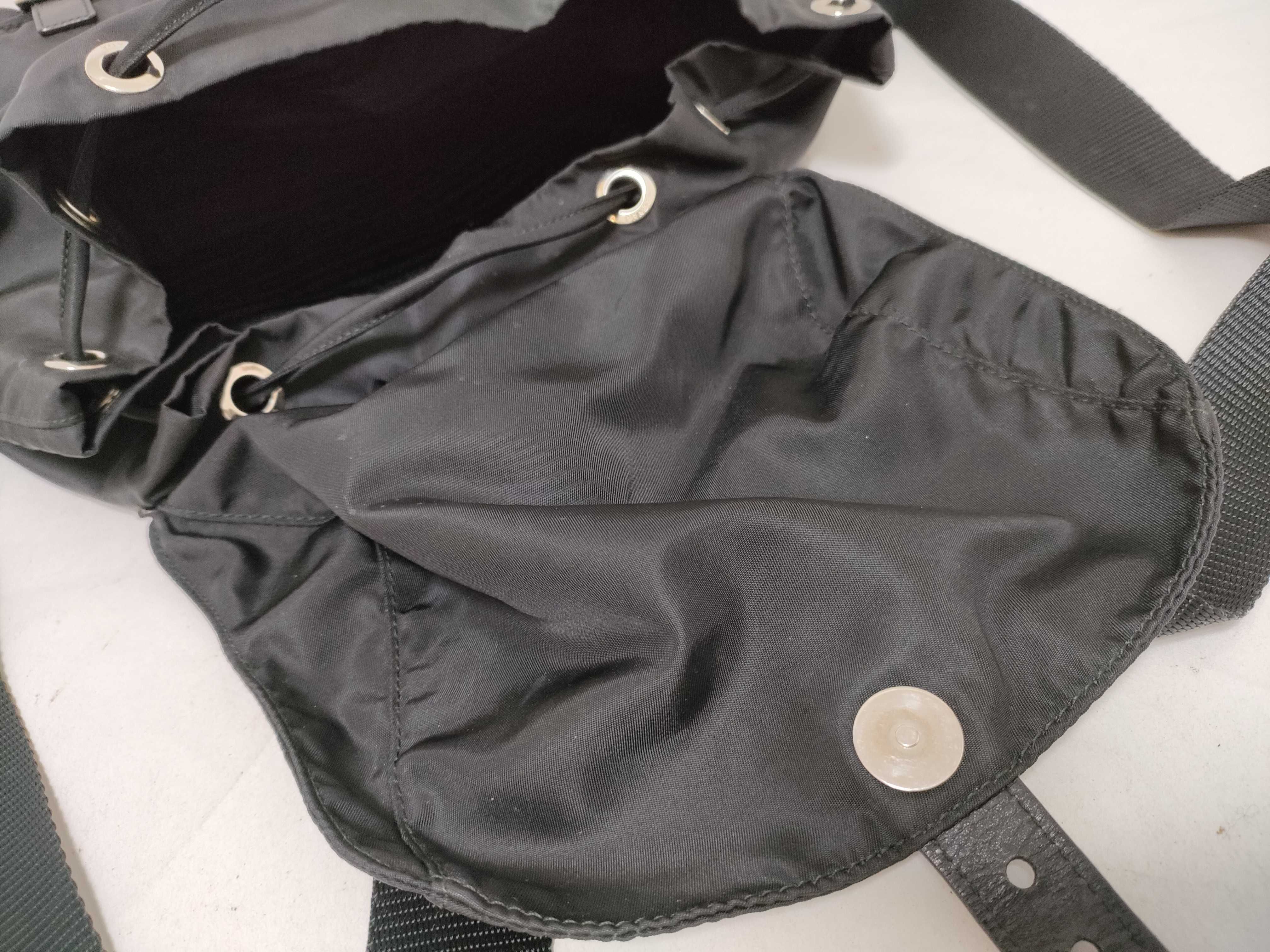 nylon backpack, current model, with triangular logo. — view 10