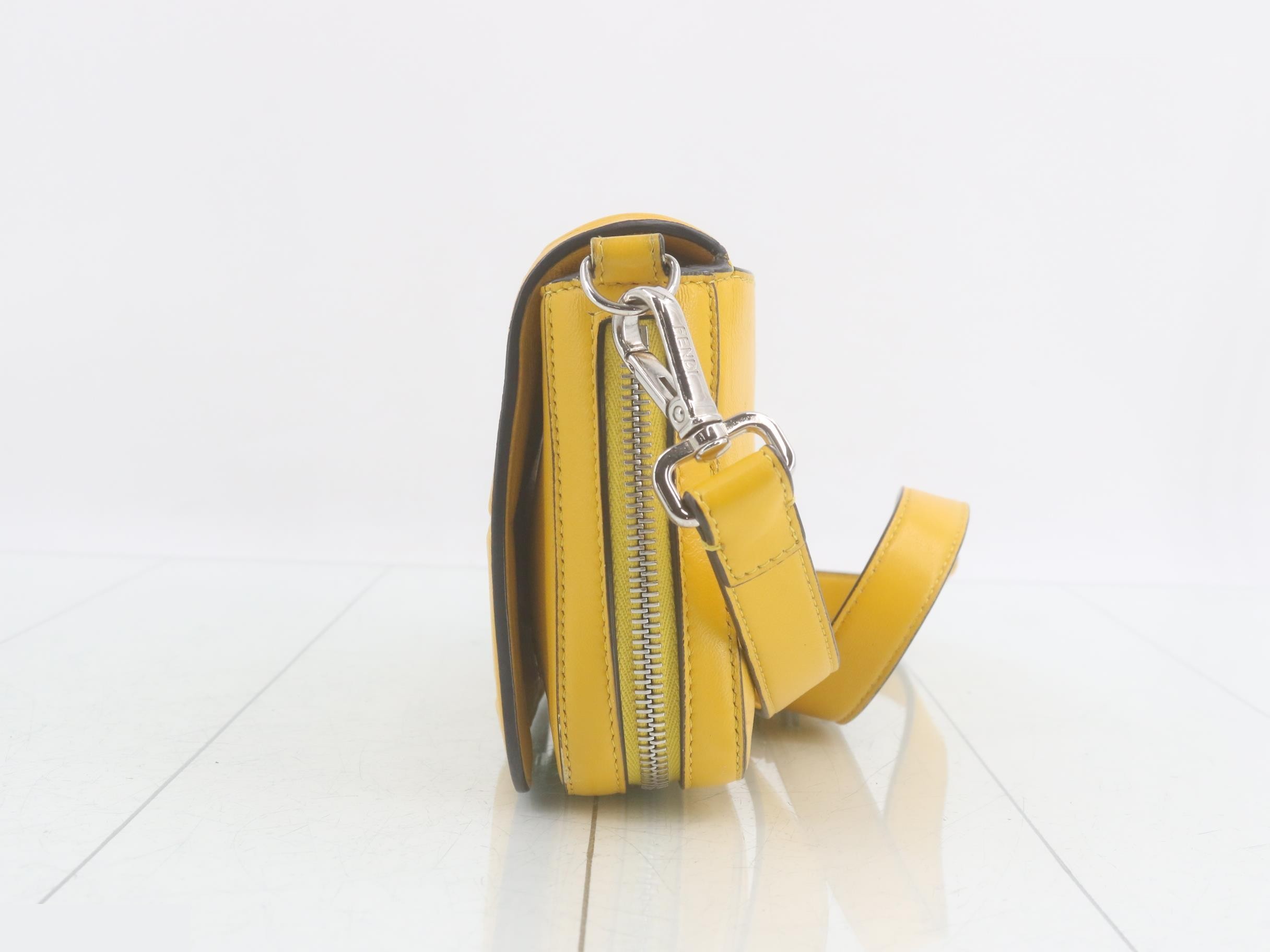 ZUCCA (Bag) - Embossed Shoulder Bag, Yellow — view 3