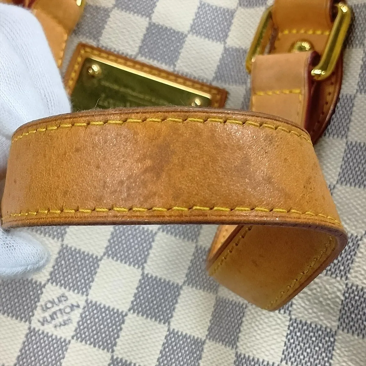 Damier Azur Hampstead PM N51207 MI5007 White — view 13