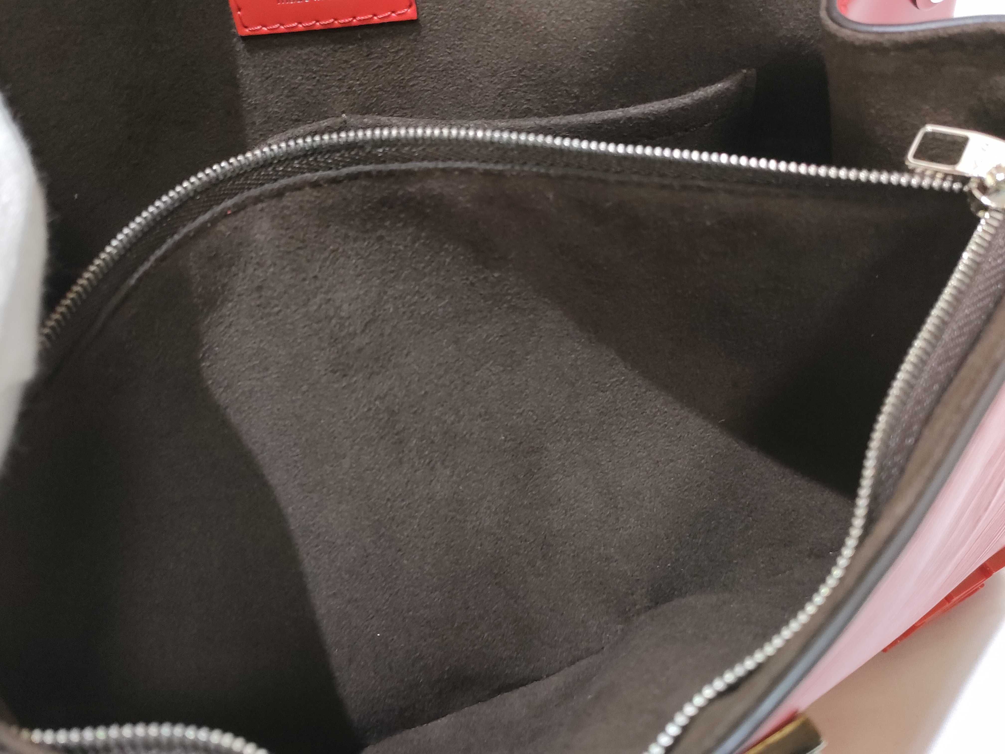 Epi LV Cluny BB Epi M41337 SR0138 Red Handbag — view 12