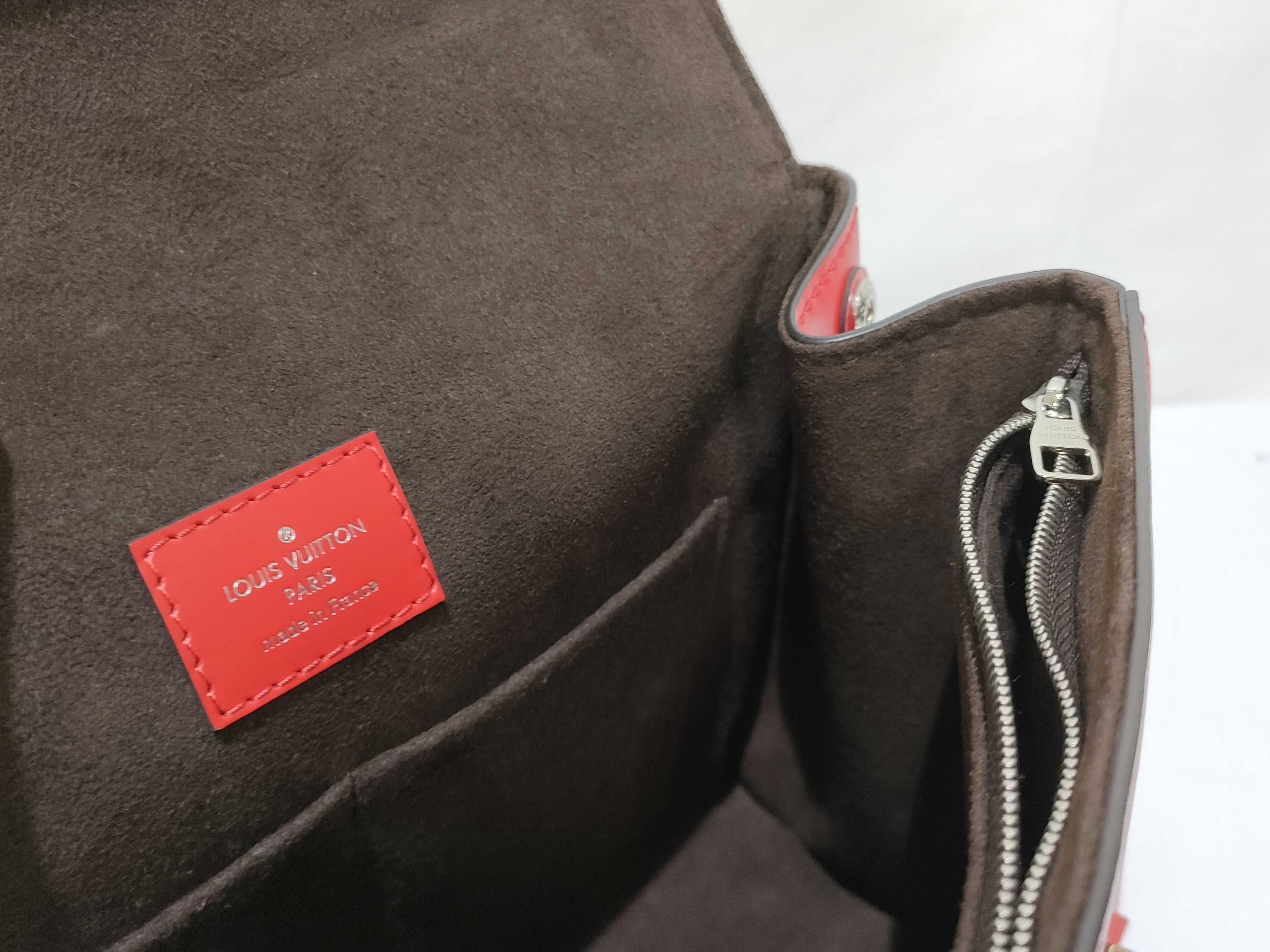 Epi LV Cluny BB Epi M41337 SR0138 Red Handbag — view 13