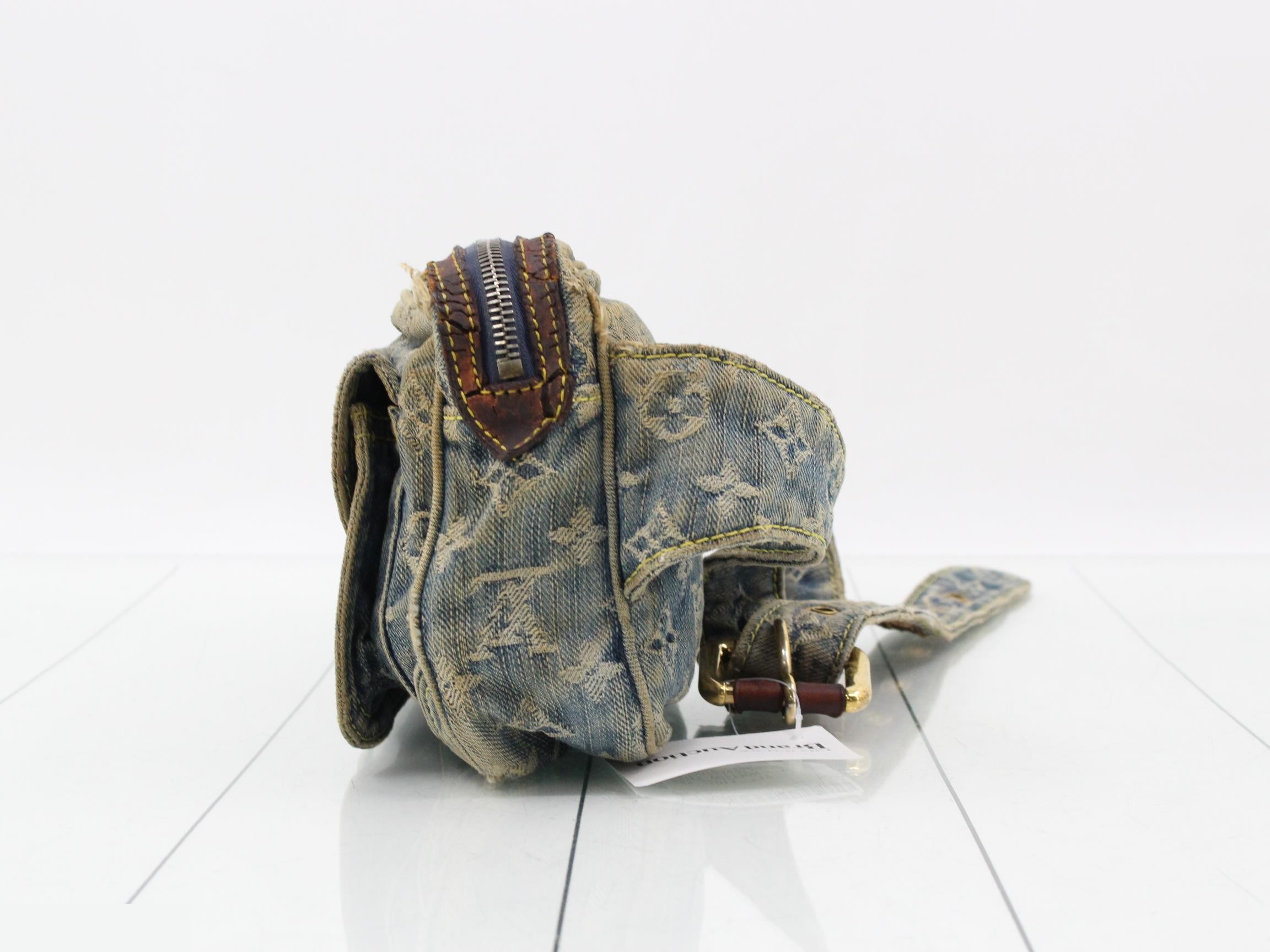 Monogram Denim Bum Bag — view 3