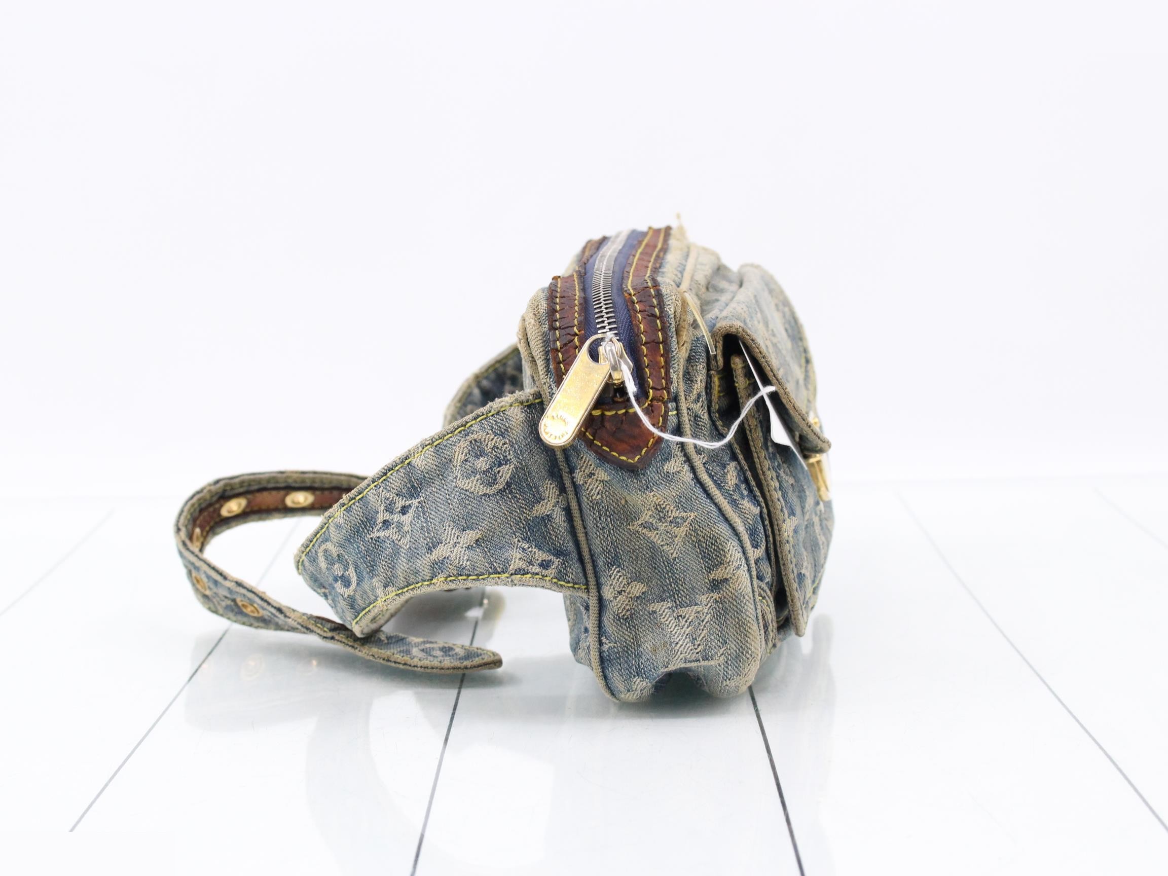 Monogram Denim Bum Bag — view 4